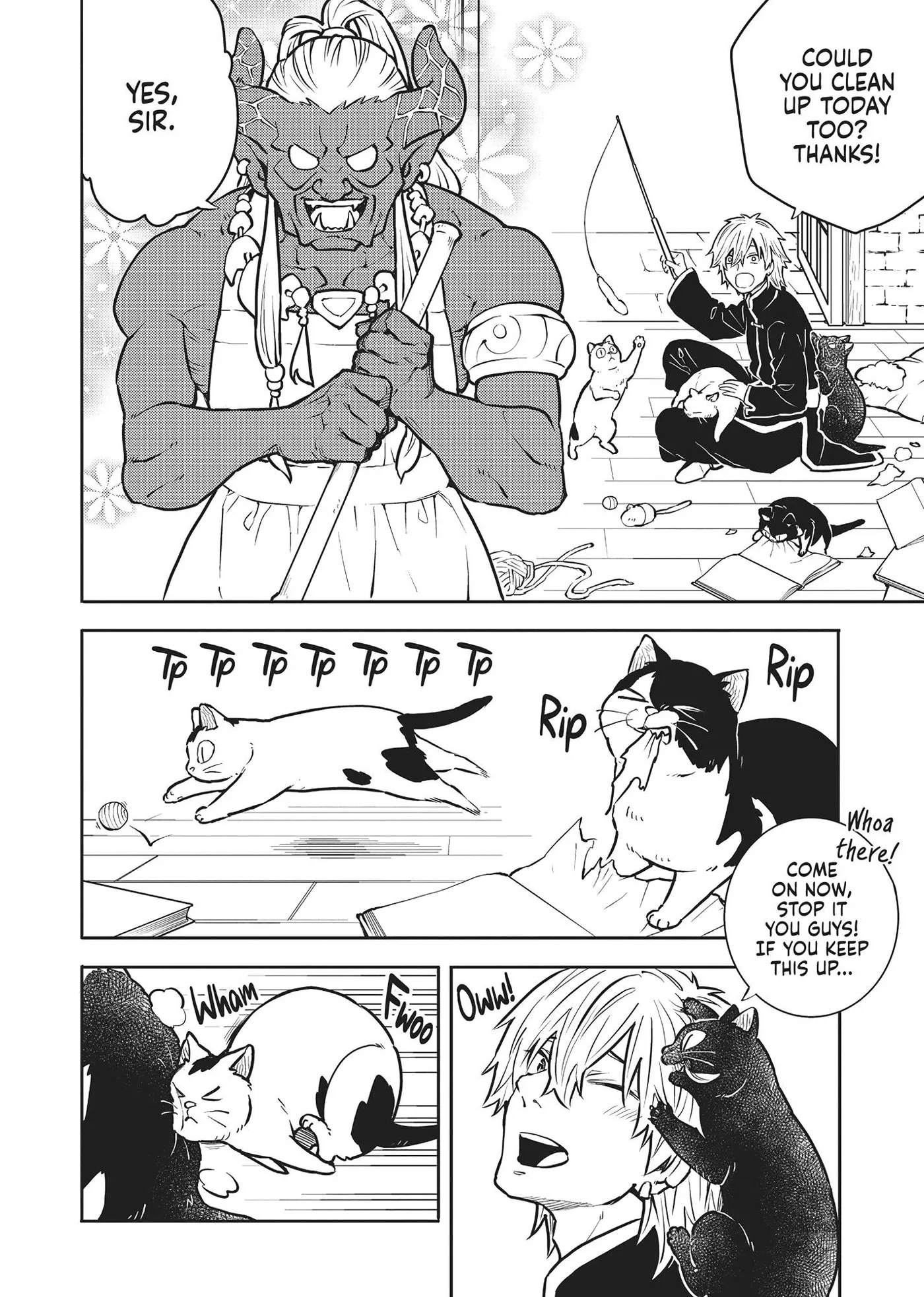 Cat on the Hero