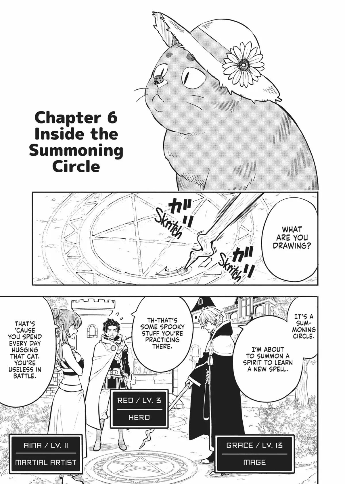 Cat on the Hero