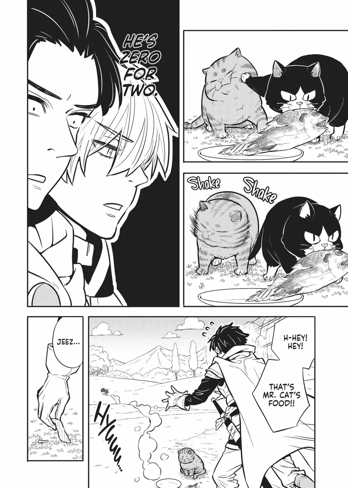 Cat on the Hero
