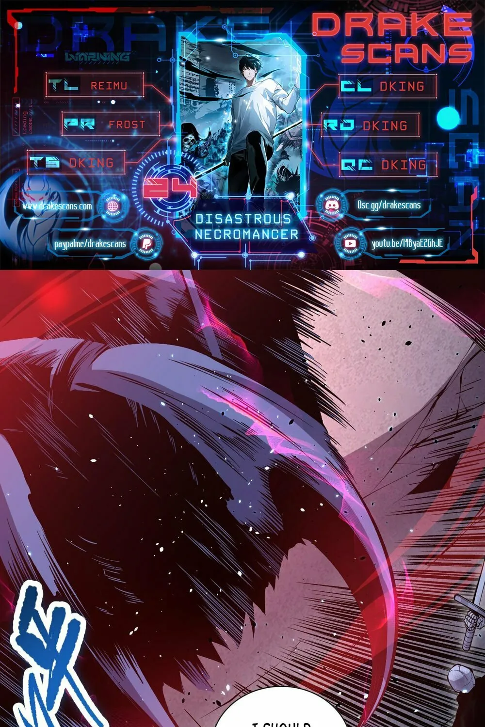 Catastrophic Necromancer (Colored) Chapter 24 page 1 - 
