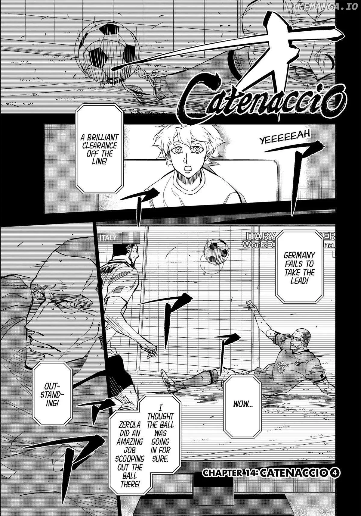 Catenaccio  Manga Chapter 14 page 1 - 