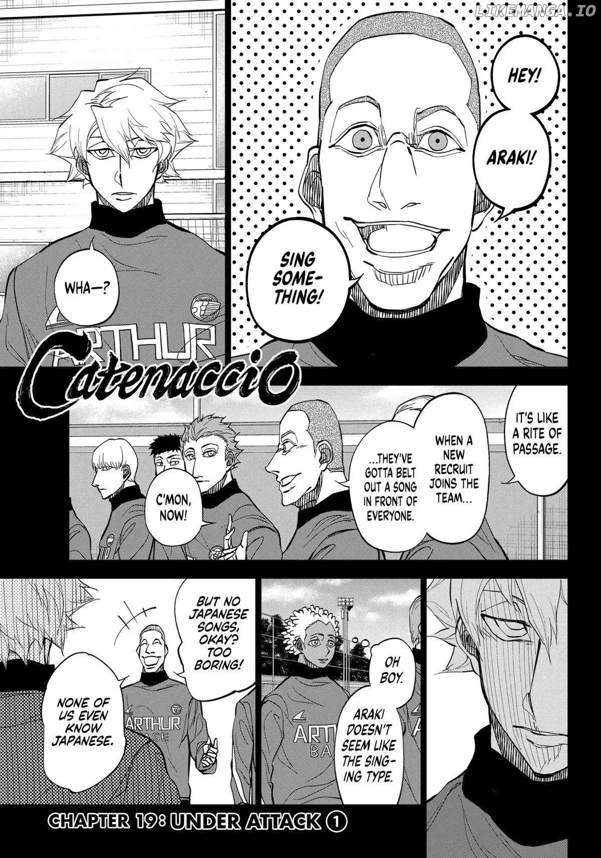 Catenaccio  Manga Chapter 19 page 1 - 