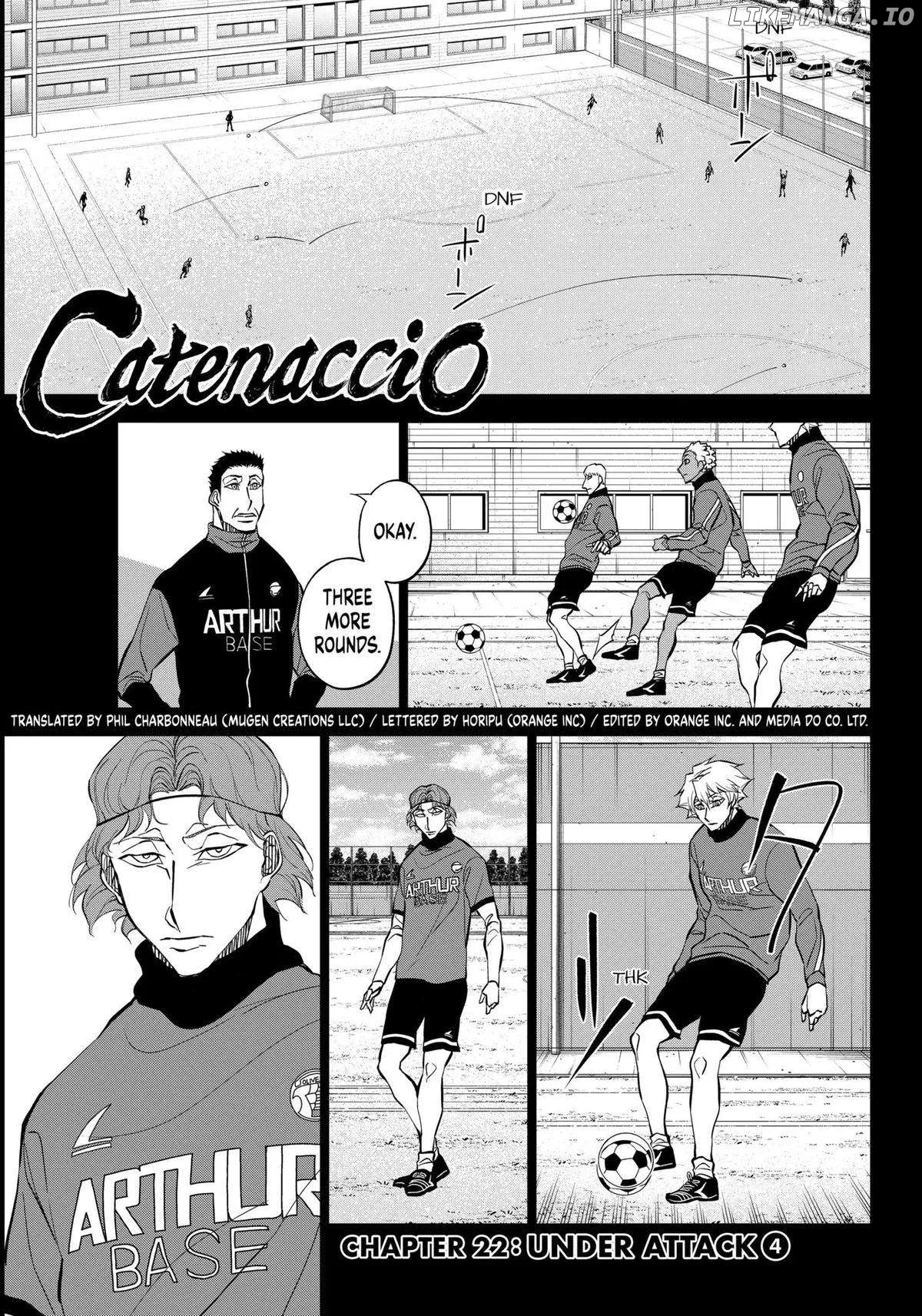 Catenaccio  Manga Chapter 22 page 1 - 
