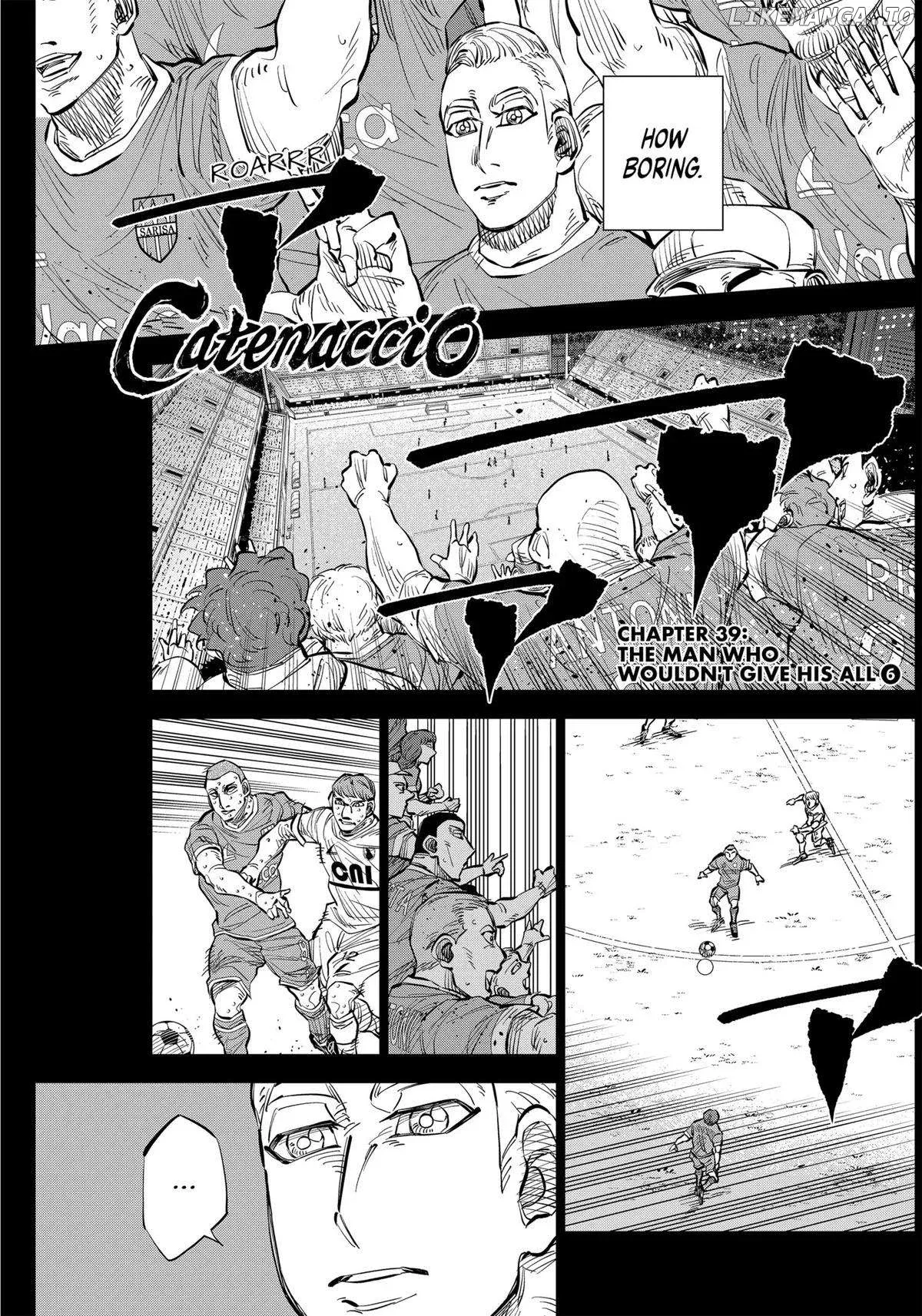 Catenaccio  Manga Chapter 39 page 1 - 