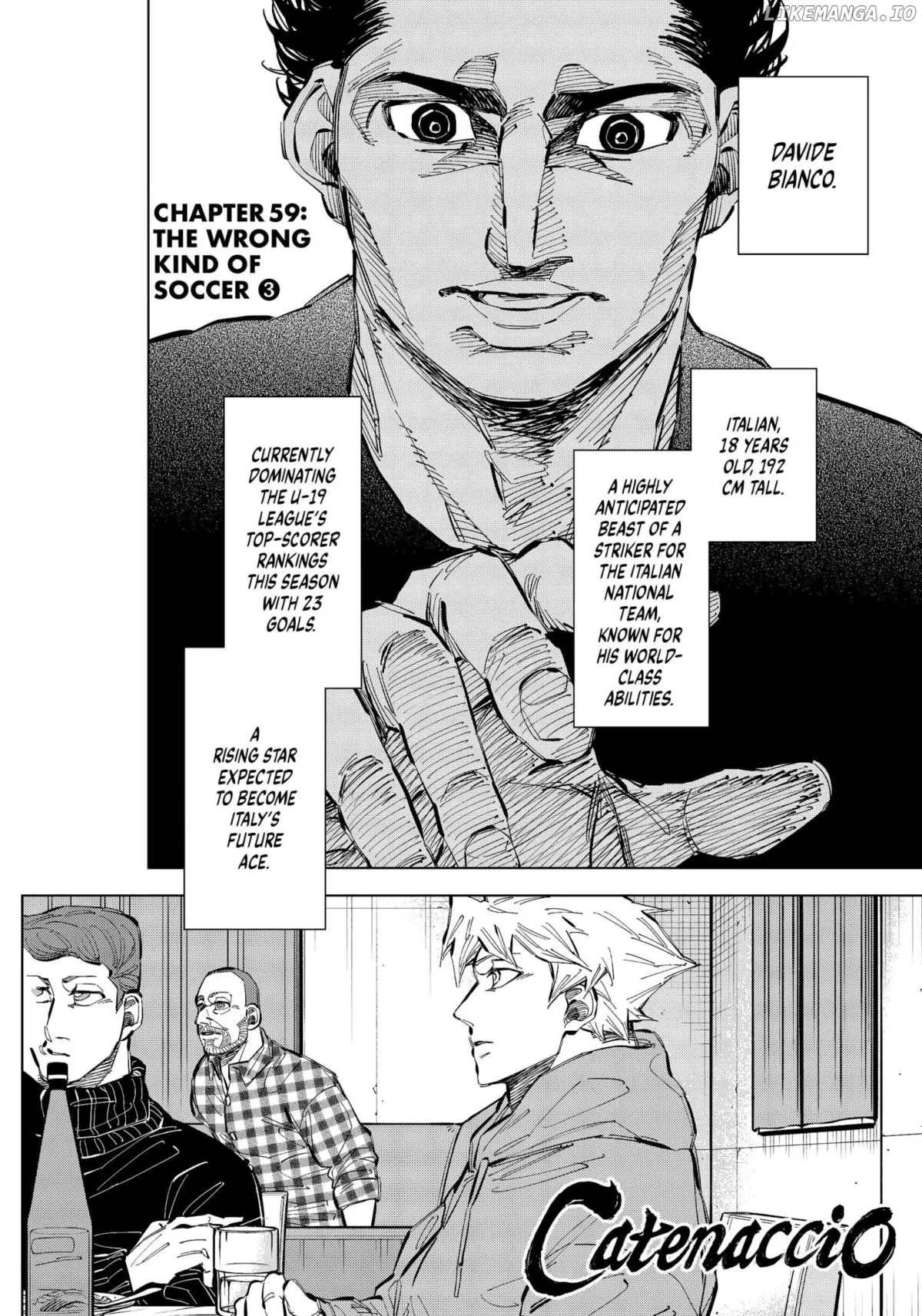 Catenaccio  Manga Chapter 59 page 1 - 