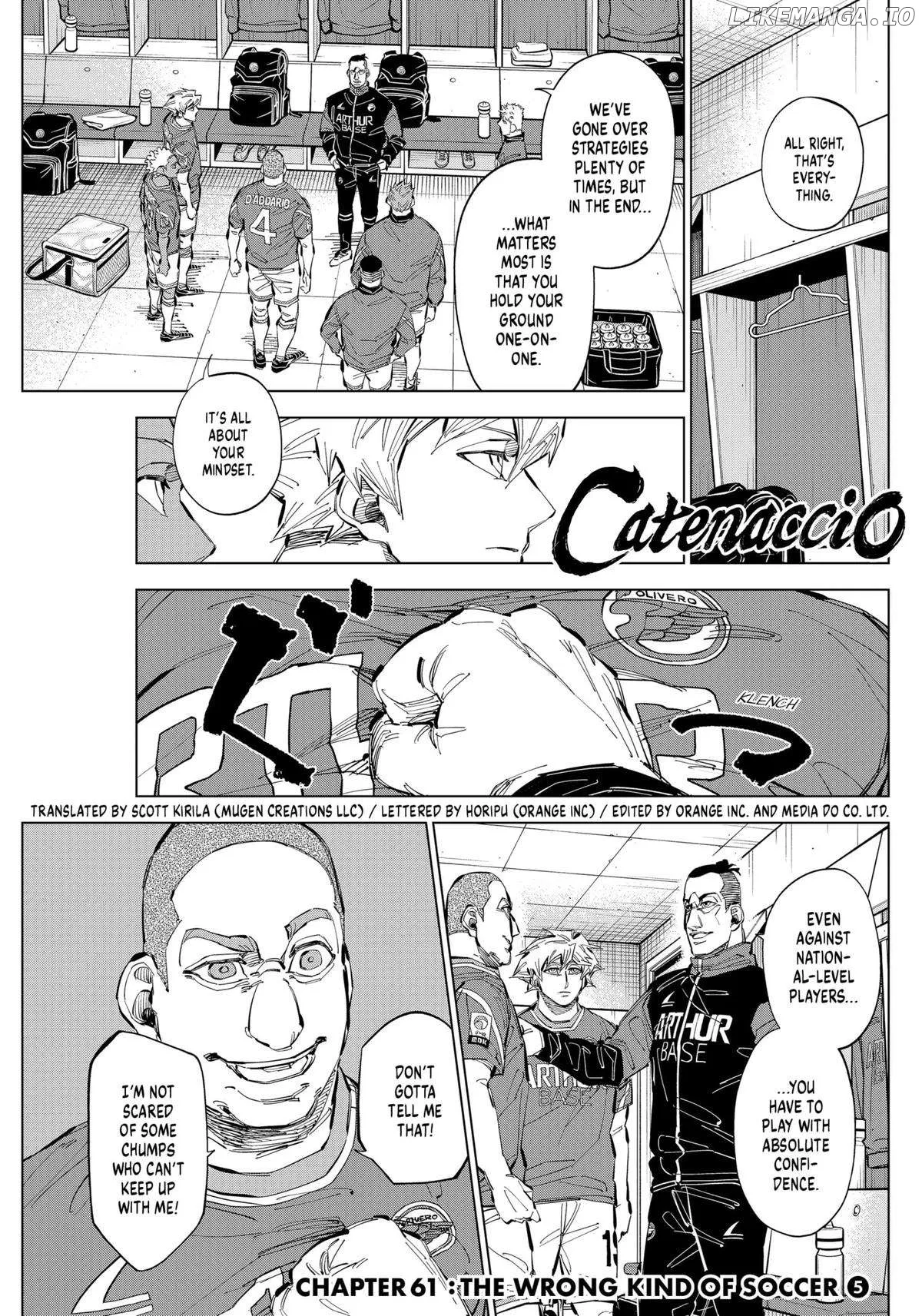 Catenaccio  Manga Chapter 61 page 1 - 