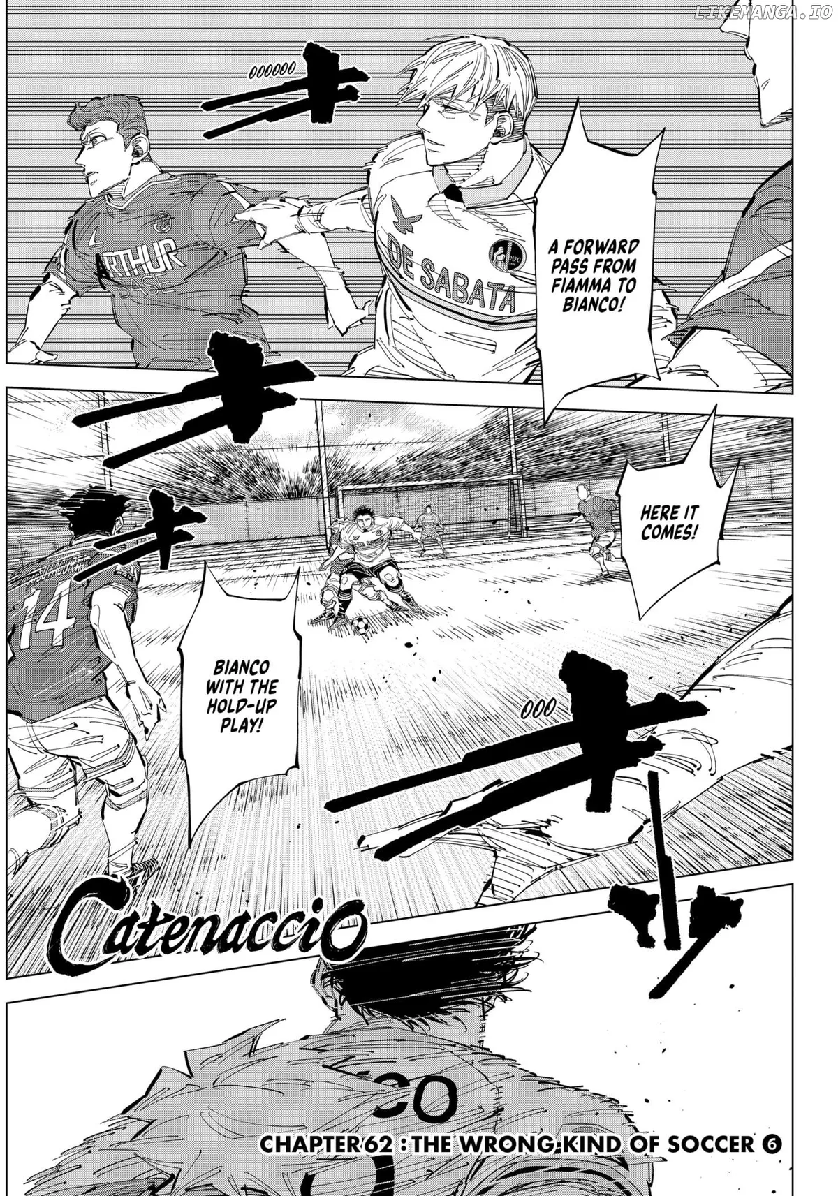 Catenaccio  Manga Chapter 62 page 1 - 