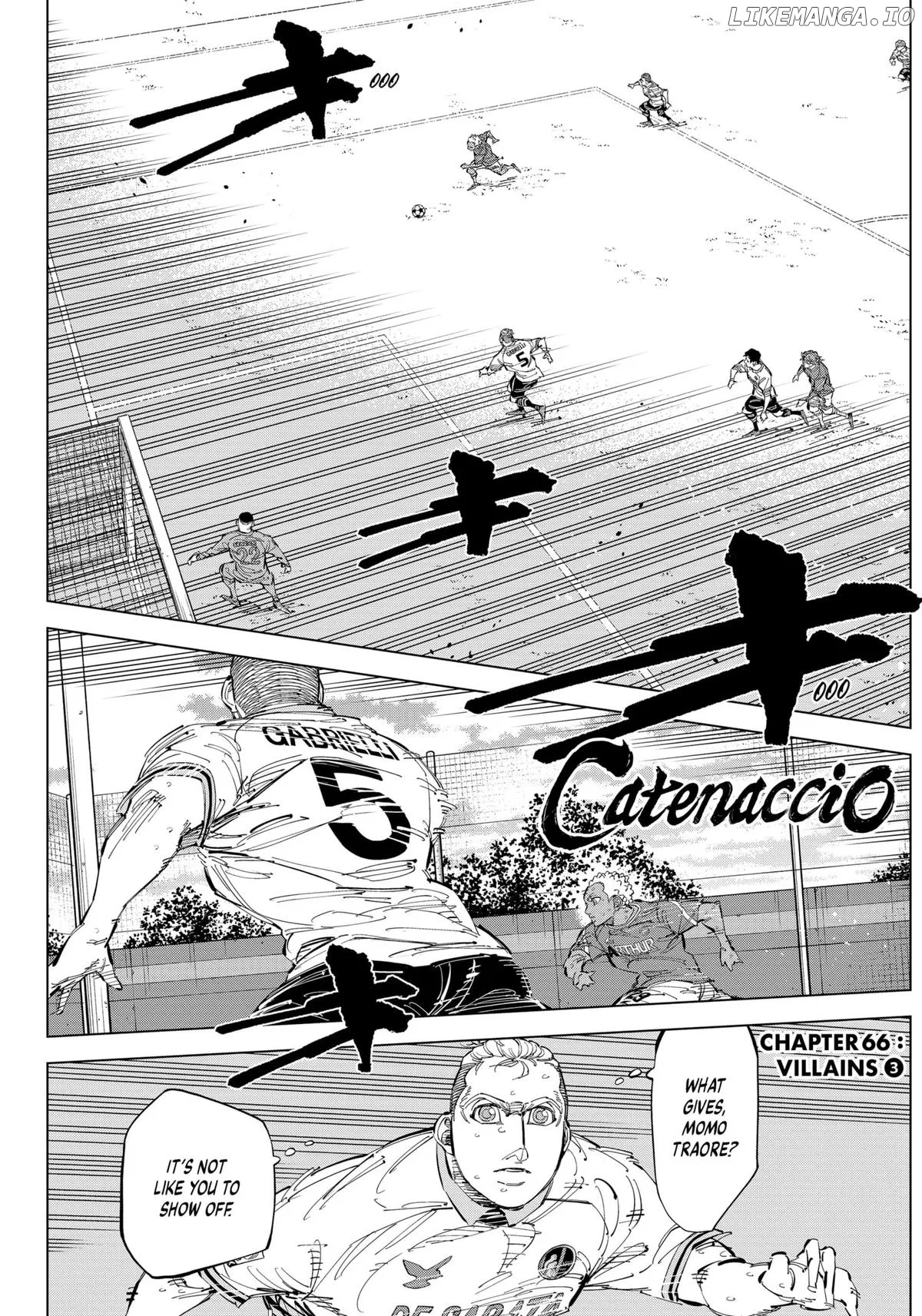 Catenaccio  Manga Chapter 66 page 1 - 