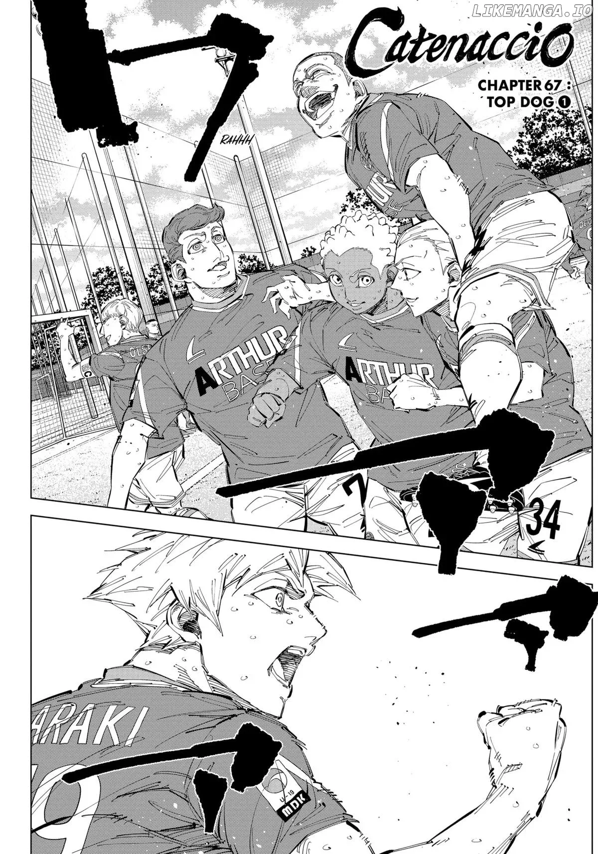 Catenaccio  Manga Chapter 67 page 1 - 