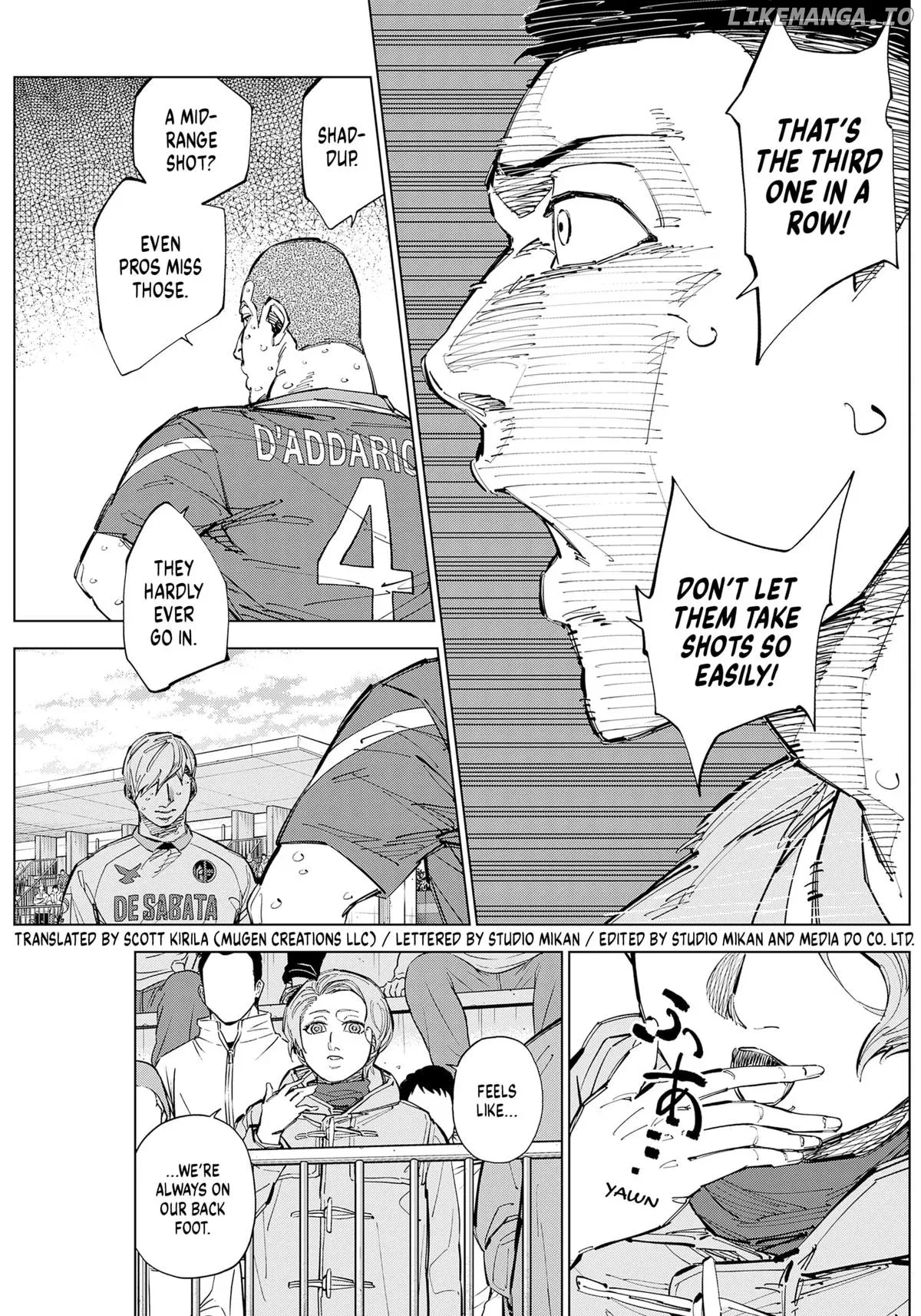 Catenaccio  Manga Chapter 69 page 3 - 