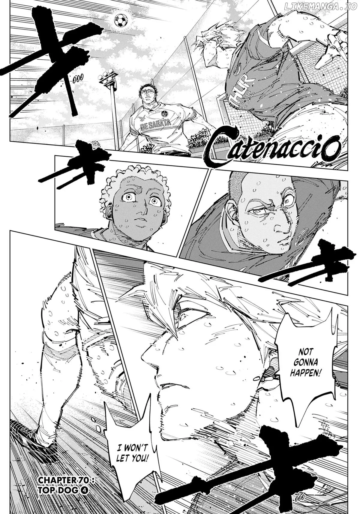 Catenaccio  Manga Chapter 70 page 1 - 