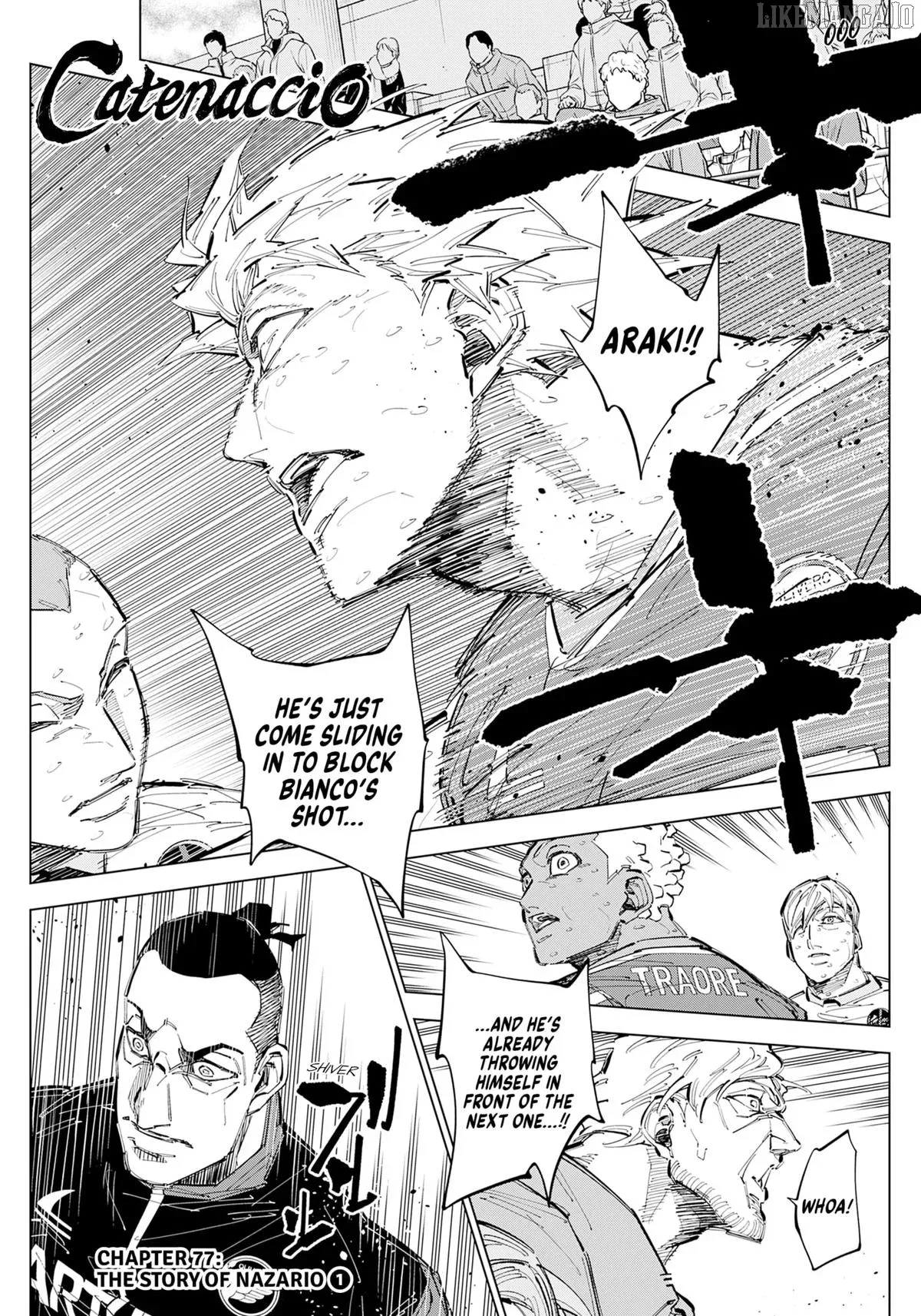 Catenaccio  Manga Chapter 77 page 1 - 