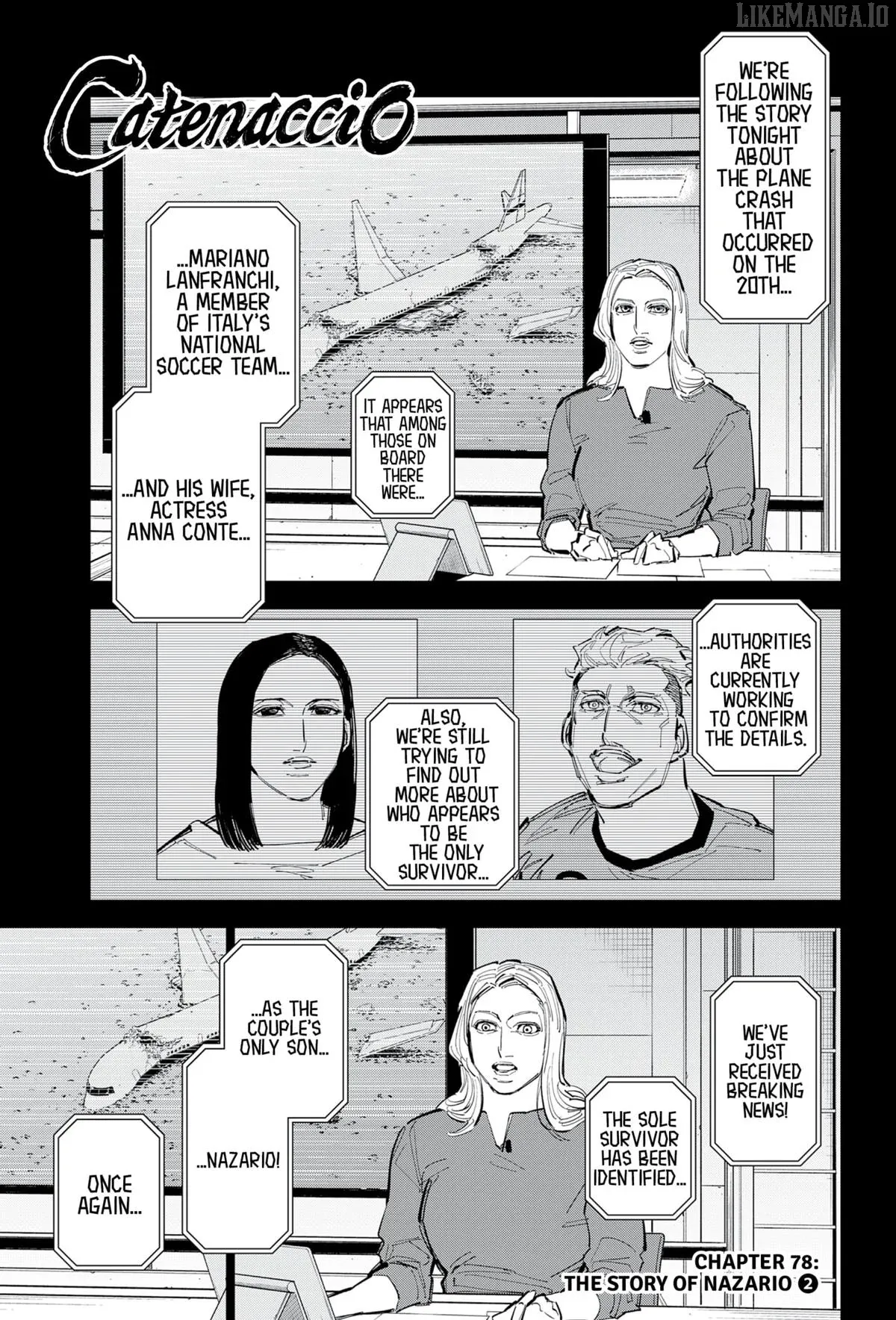 Catenaccio  Manga Chapter 78 page 1 - 