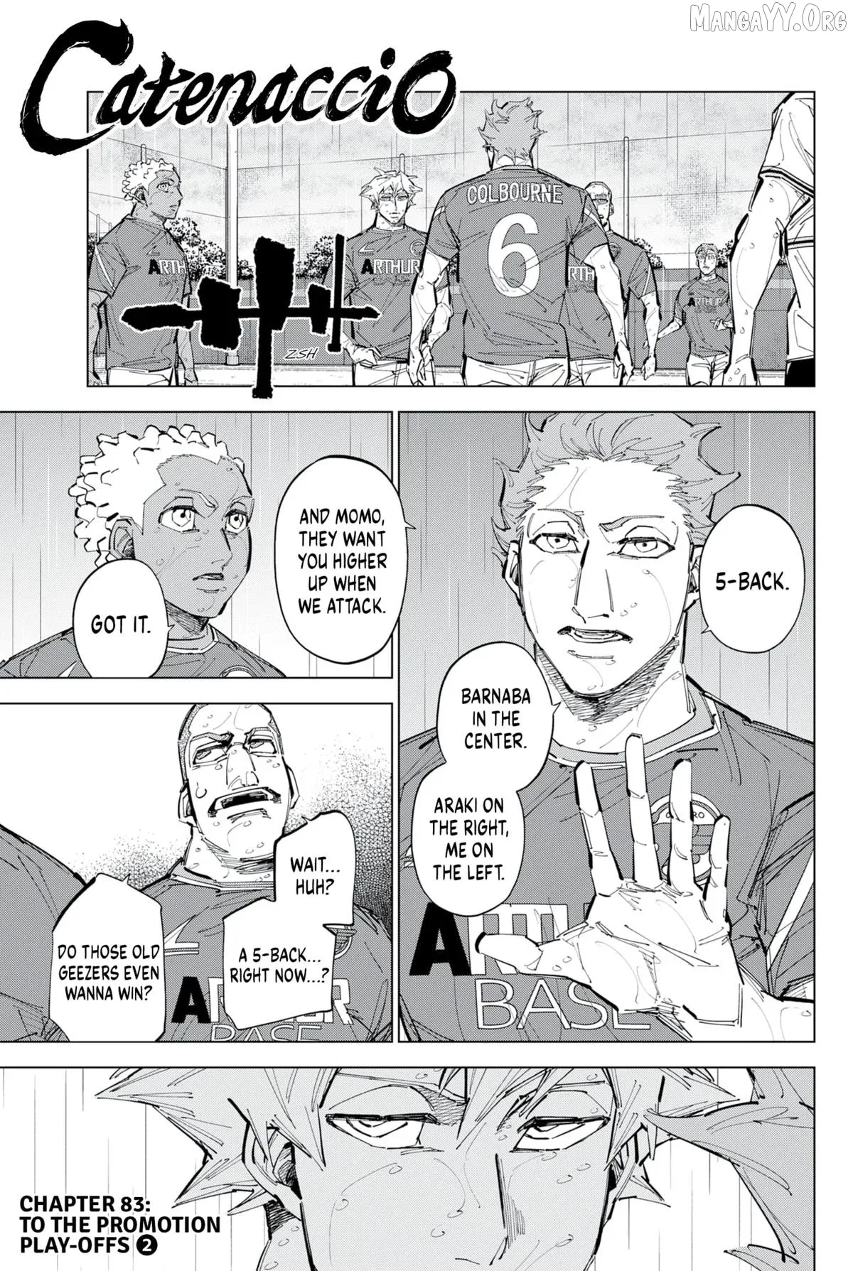 Catenaccio  Manga Chapter 83 page 1 - 