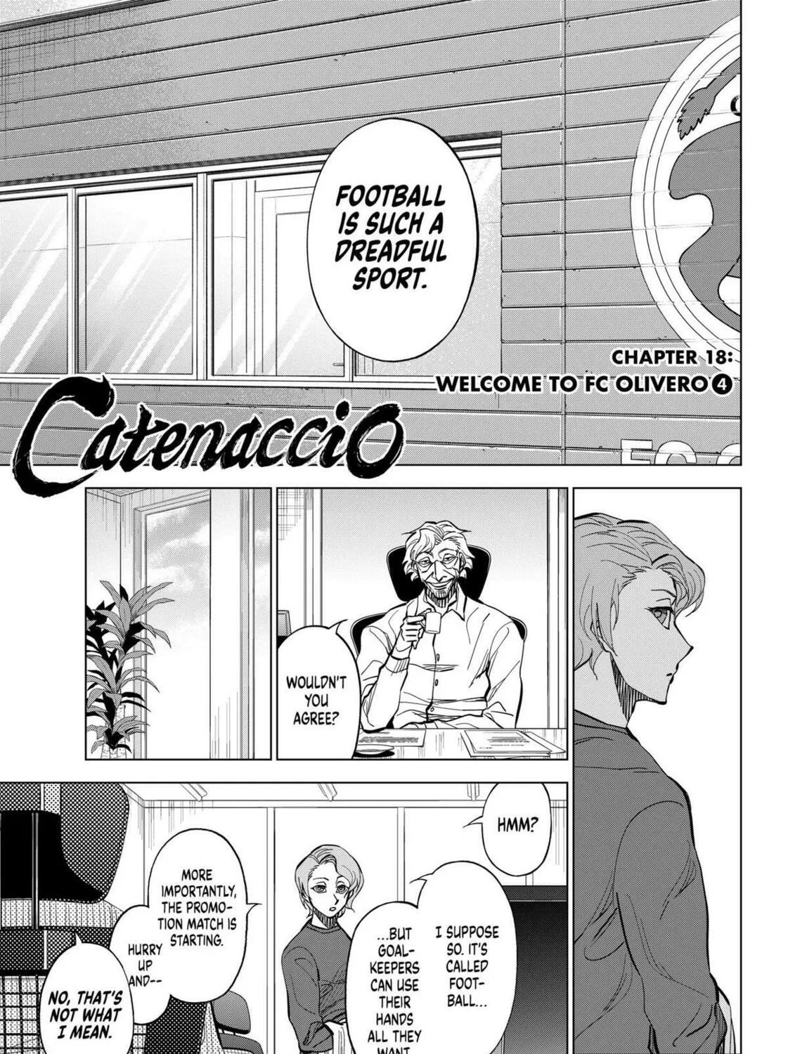 Catenaccio Chapter 18 page 1 - 