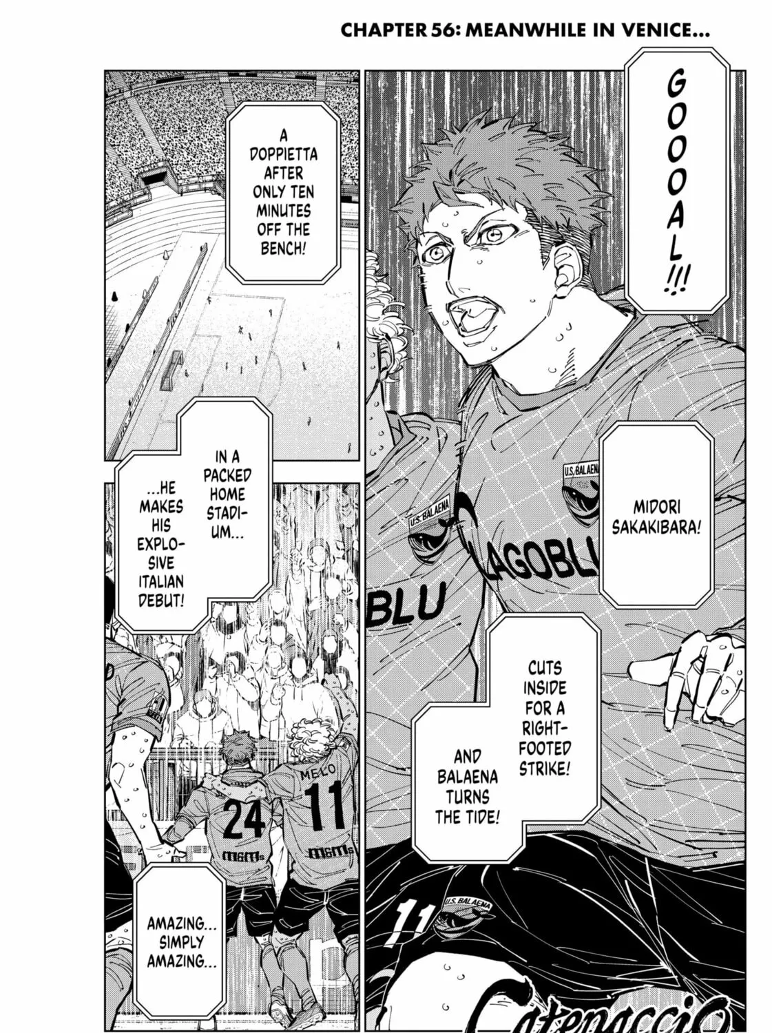 Catenaccio Chapter 56 page 1 - 