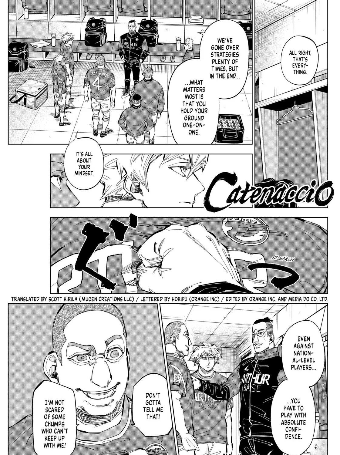 Catenaccio Chapter 61 page 1 - 