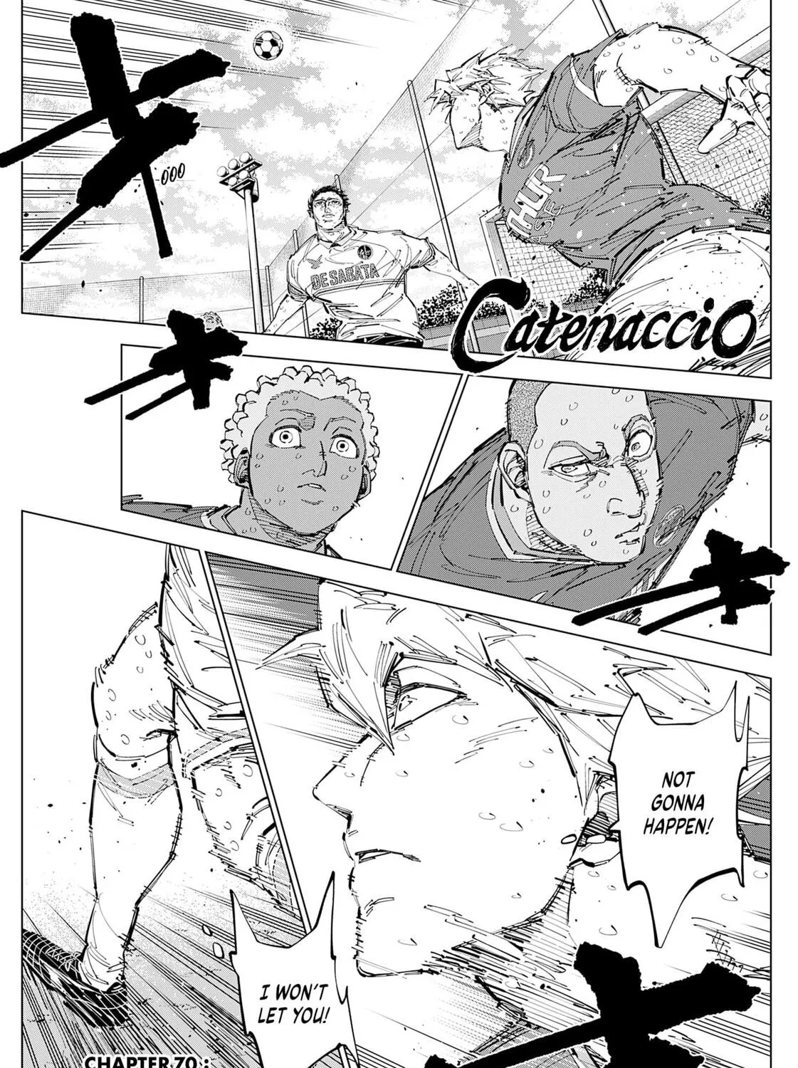 Catenaccio Chapter 70 page 1 - 