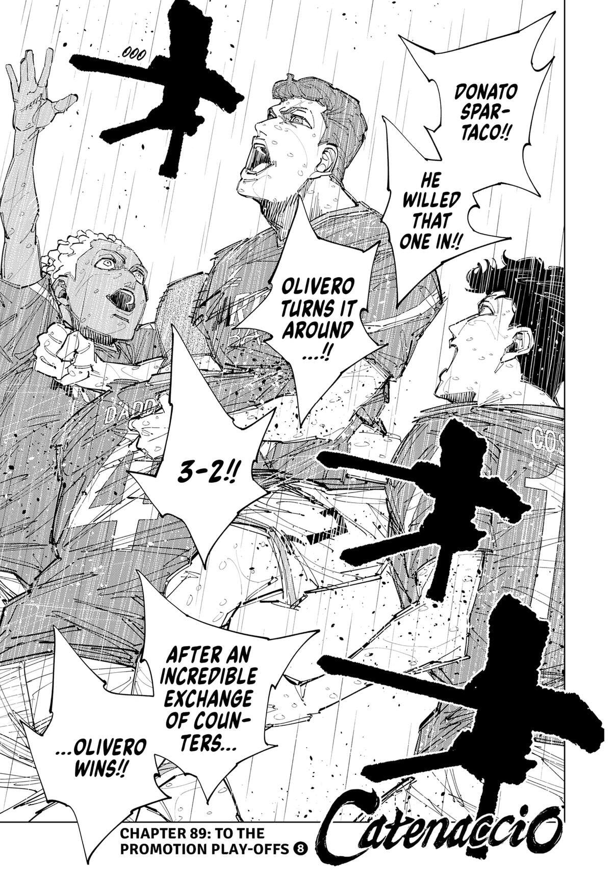 Catenaccio Chapter 89 page 1 - 