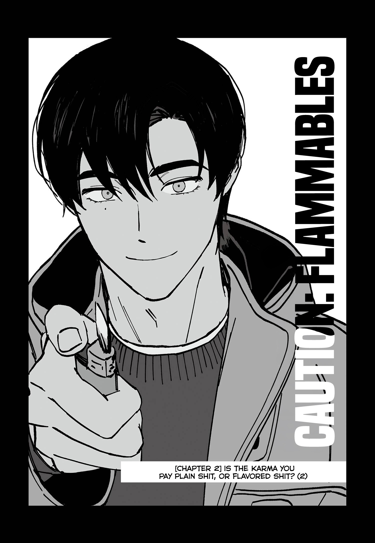 CAUTION : FLAMMABLES Chapter 2 page 4 - 