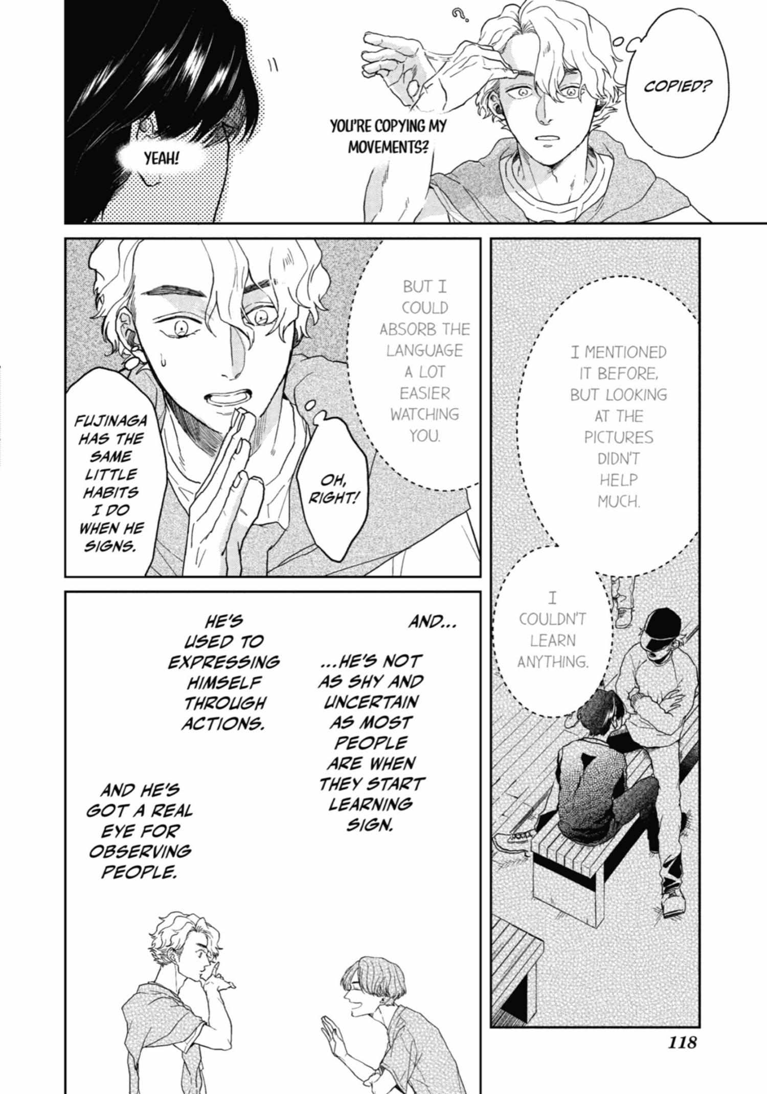 Chameleon wa Tenohira ni Koi wo Suru Chapter 1.1 page 118 - 