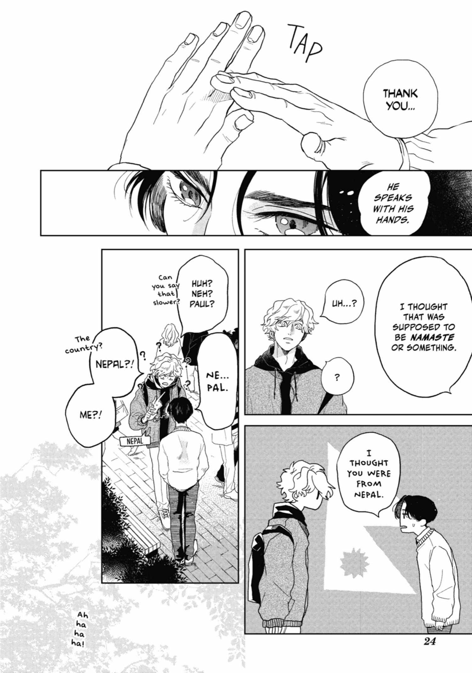 Chameleon wa Tenohira ni Koi wo Suru Chapter 1.1 page 24 - 