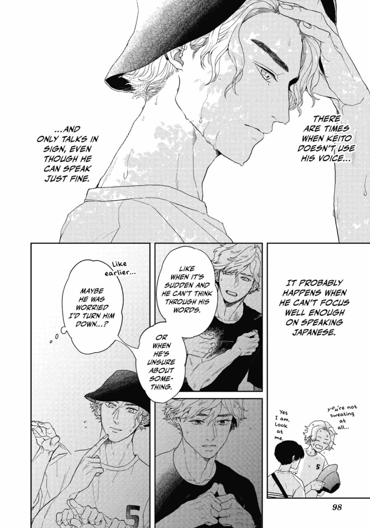 Chameleon wa Tenohira ni Koi wo Suru Chapter 1.1 page 98 - 