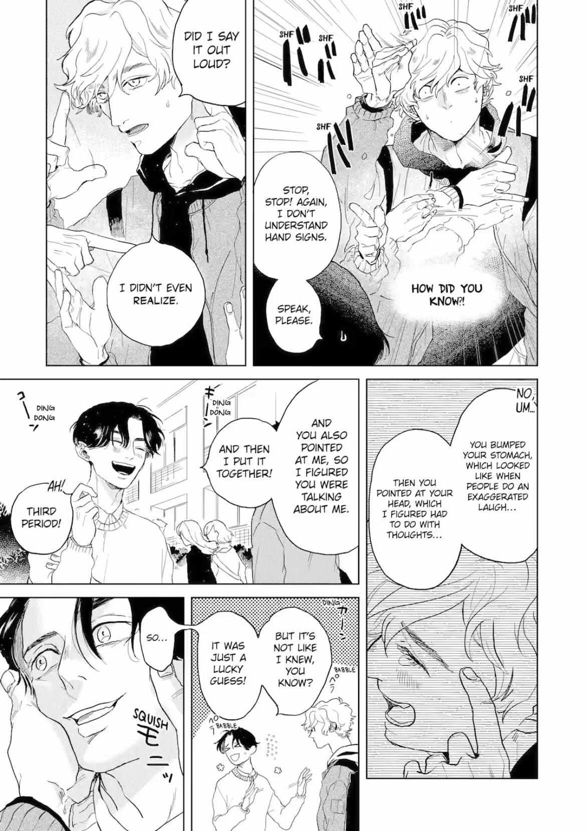Chameleon wa Tenohira ni Koi wo Suru Chapter 1.4 page 3 - 