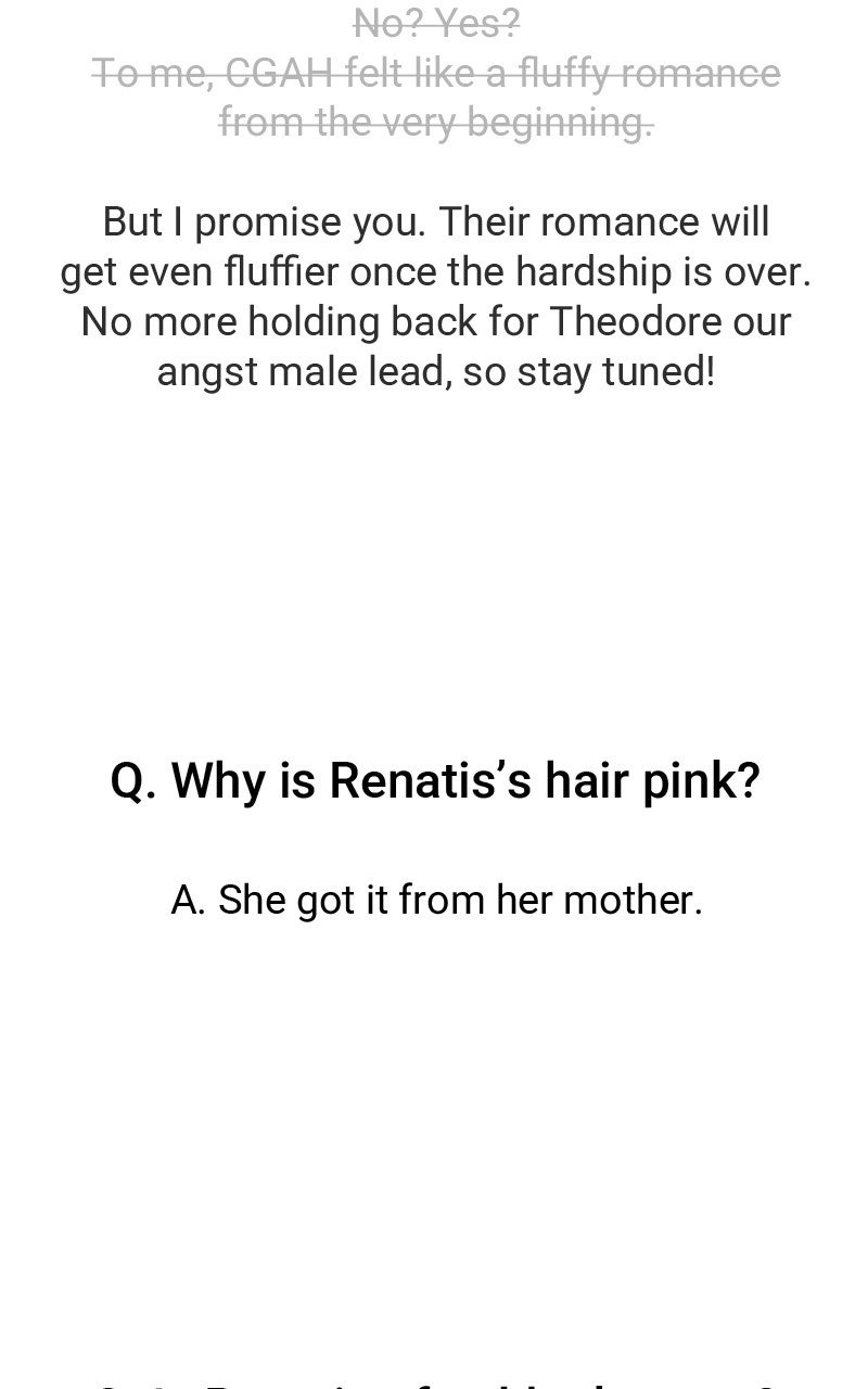 Changing the GenreFrom Angst to Heartwarming Season 1 Afterword page 33 - 