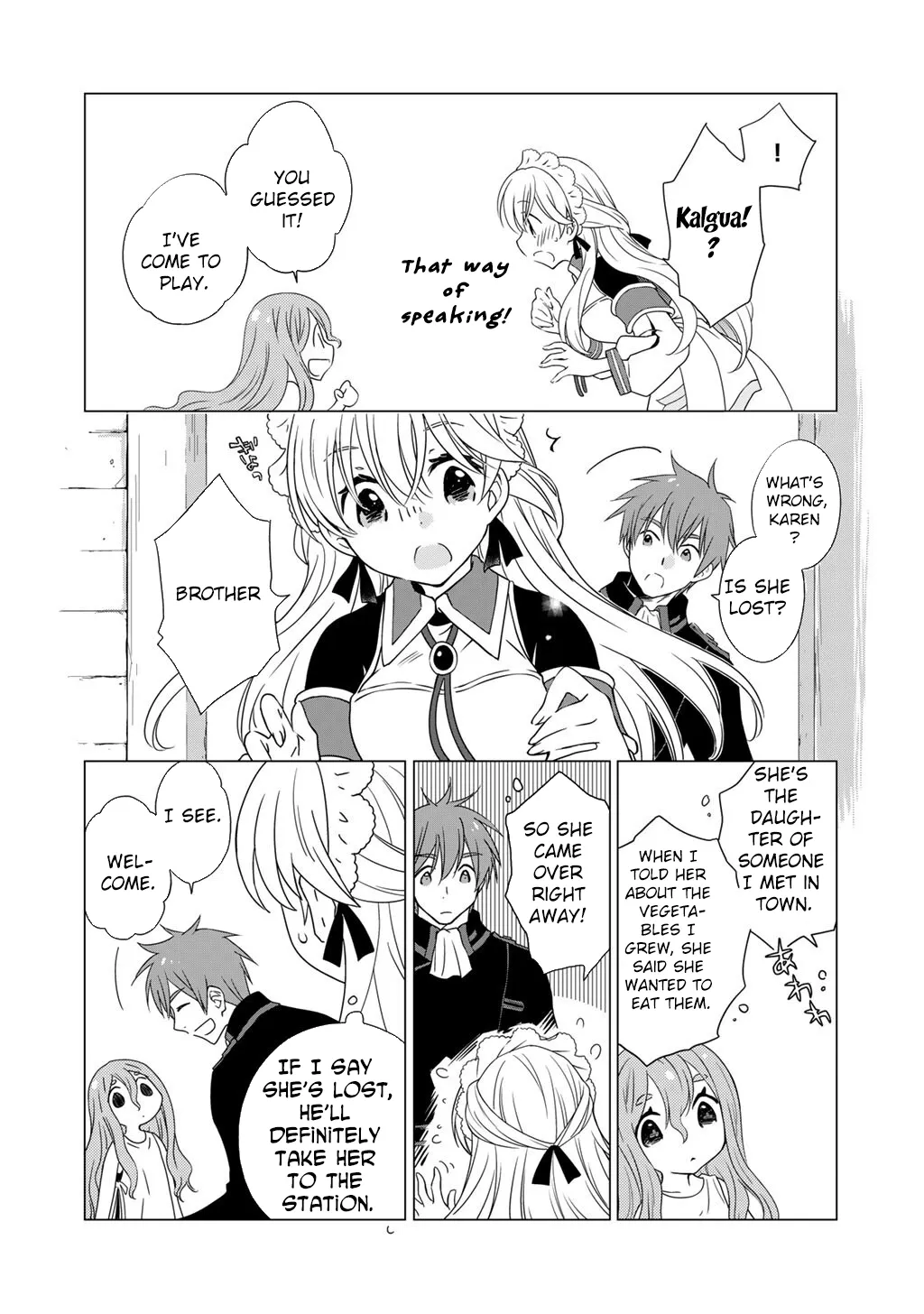 Cheat Home Garden — Maybe I’m the real Spirit Princess, but I’ll just farm. Chapter 13 page 4 - 