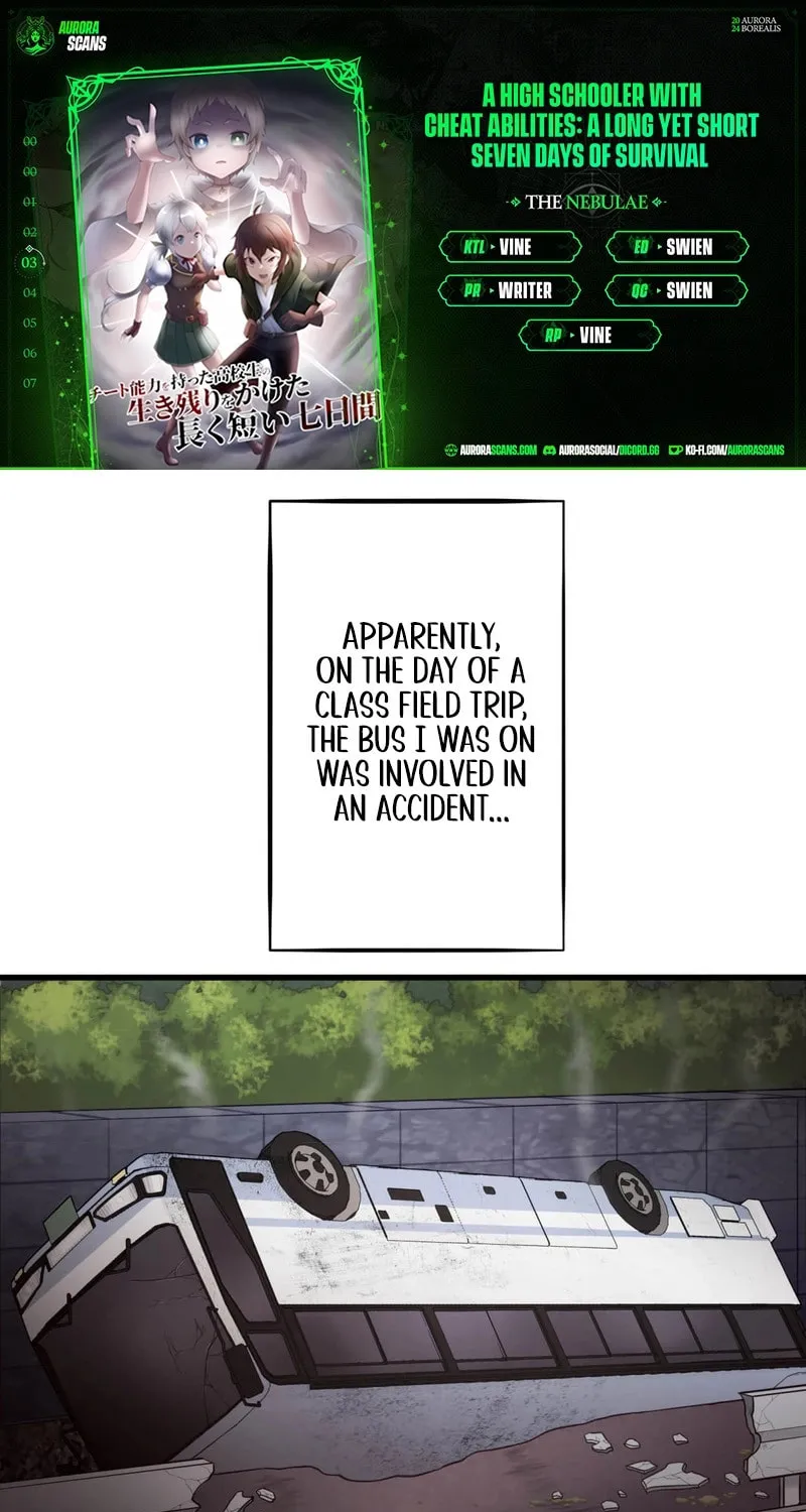 Cheat Noryoku wo Motta Koukousei no Ikinokori wo Kaketa Nagaku Mijikai Nanokakan Chapter 3 page 1 - 