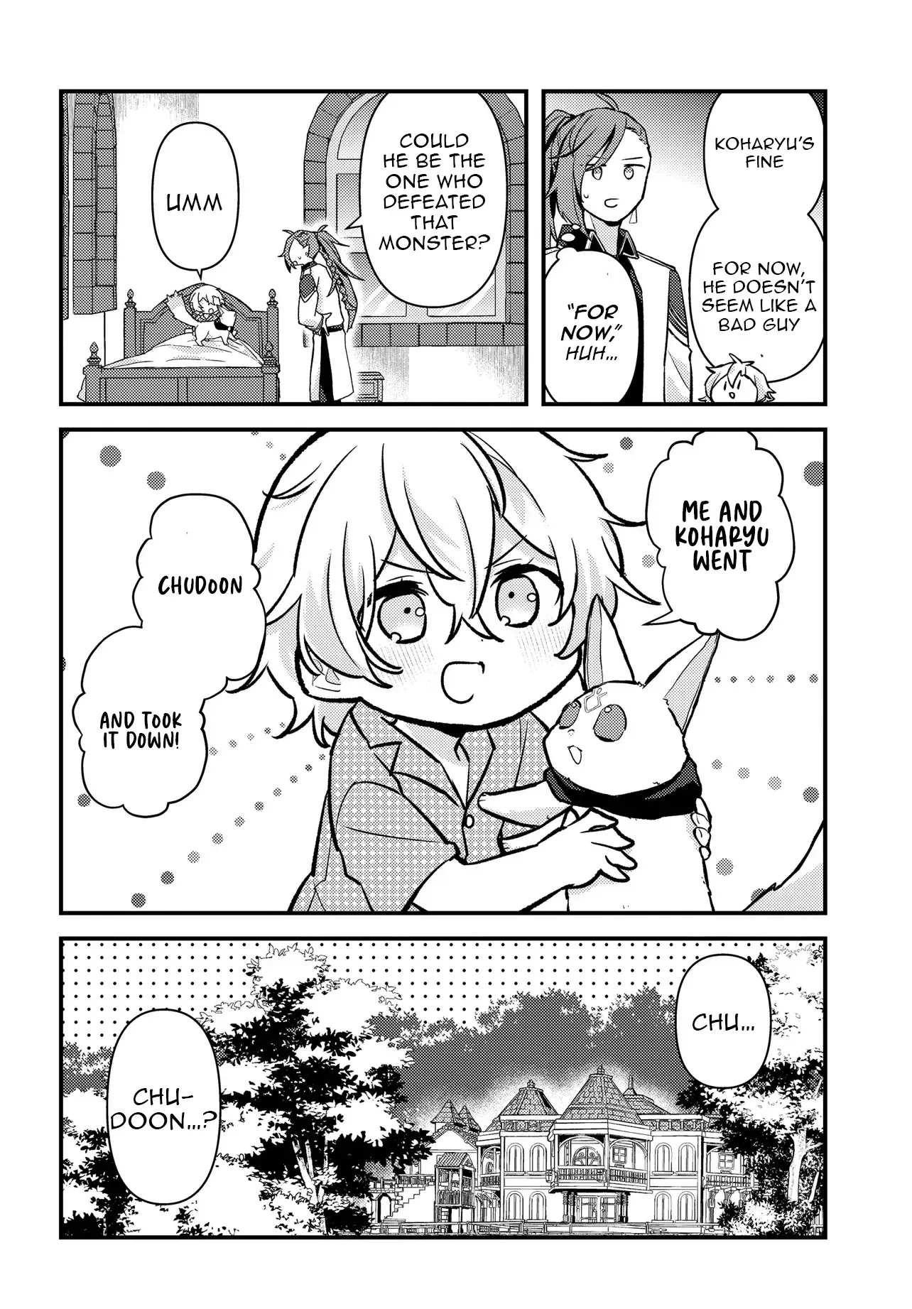 Chibikko Tenseisha wa Teni Oenai! ~Tensei Shitara Chibikko Datta Kedo, Seijuu to Issho ni Chudooon! Suru~ Chapter 1 page 21 - 