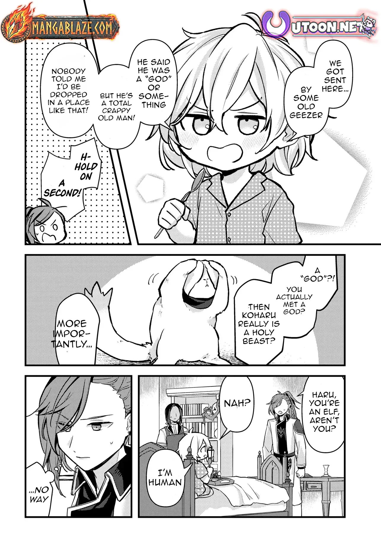 Chibikko Tenseisha wa Teni Oenai! ~Tensei Shitara Chibikko Datta Kedo, Seijuu to Issho ni Chudooon! Suru~ Chapter 1 page 27 - 
