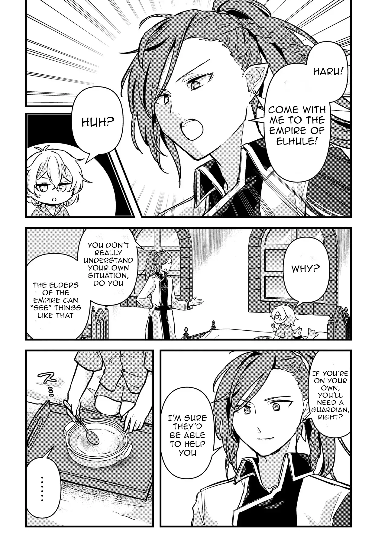 Chibikko Tenseisha wa Teni Oenai! ~Tensei Shitara Chibikko Datta Kedo, Seijuu to Issho ni Chudooon! Suru~ Chapter 1 page 29 - 