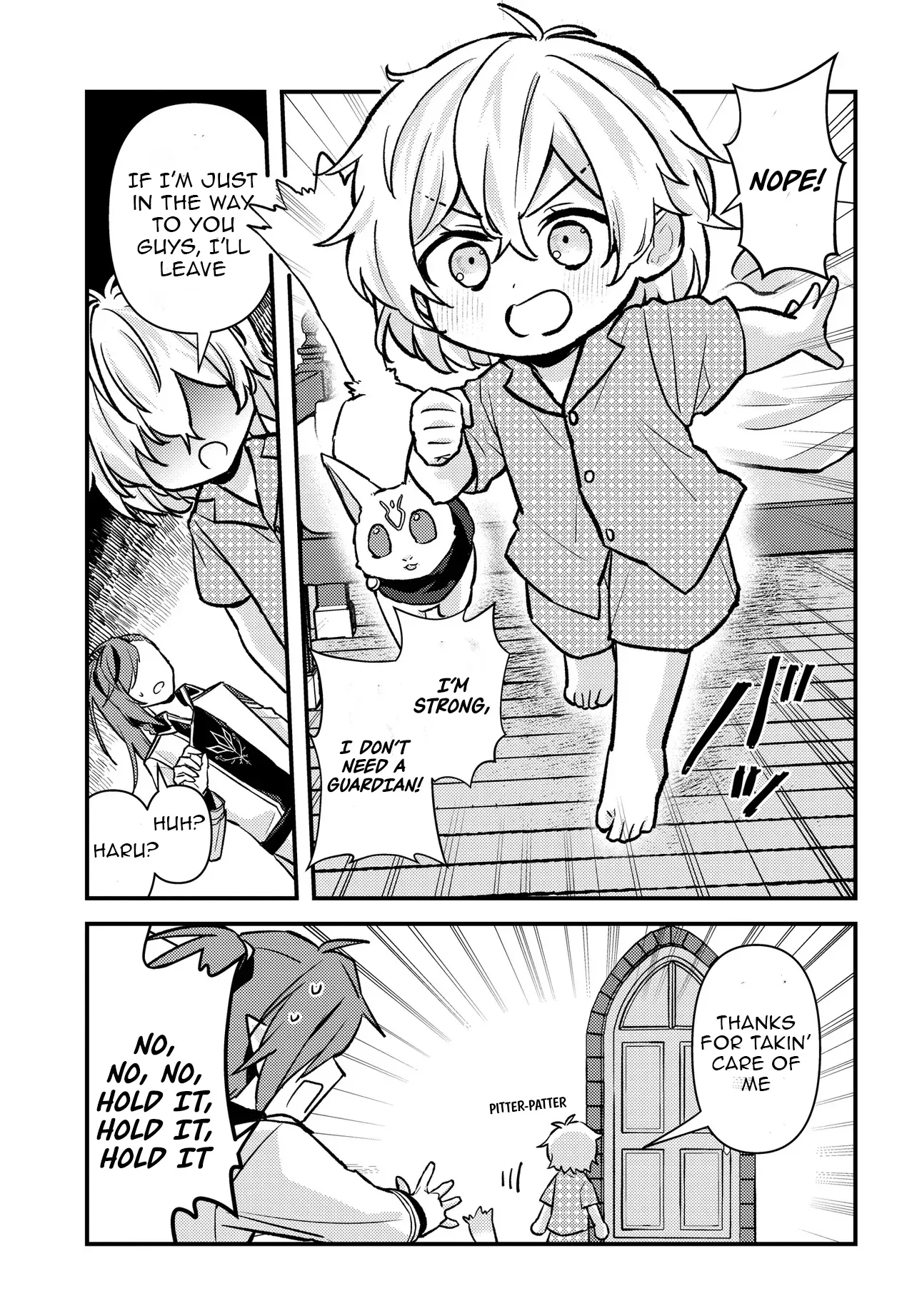 Chibikko Tenseisha wa Teni Oenai! ~Tensei Shitara Chibikko Datta Kedo, Seijuu to Issho ni Chudooon! Suru~ Chapter 1 page 30 - 
