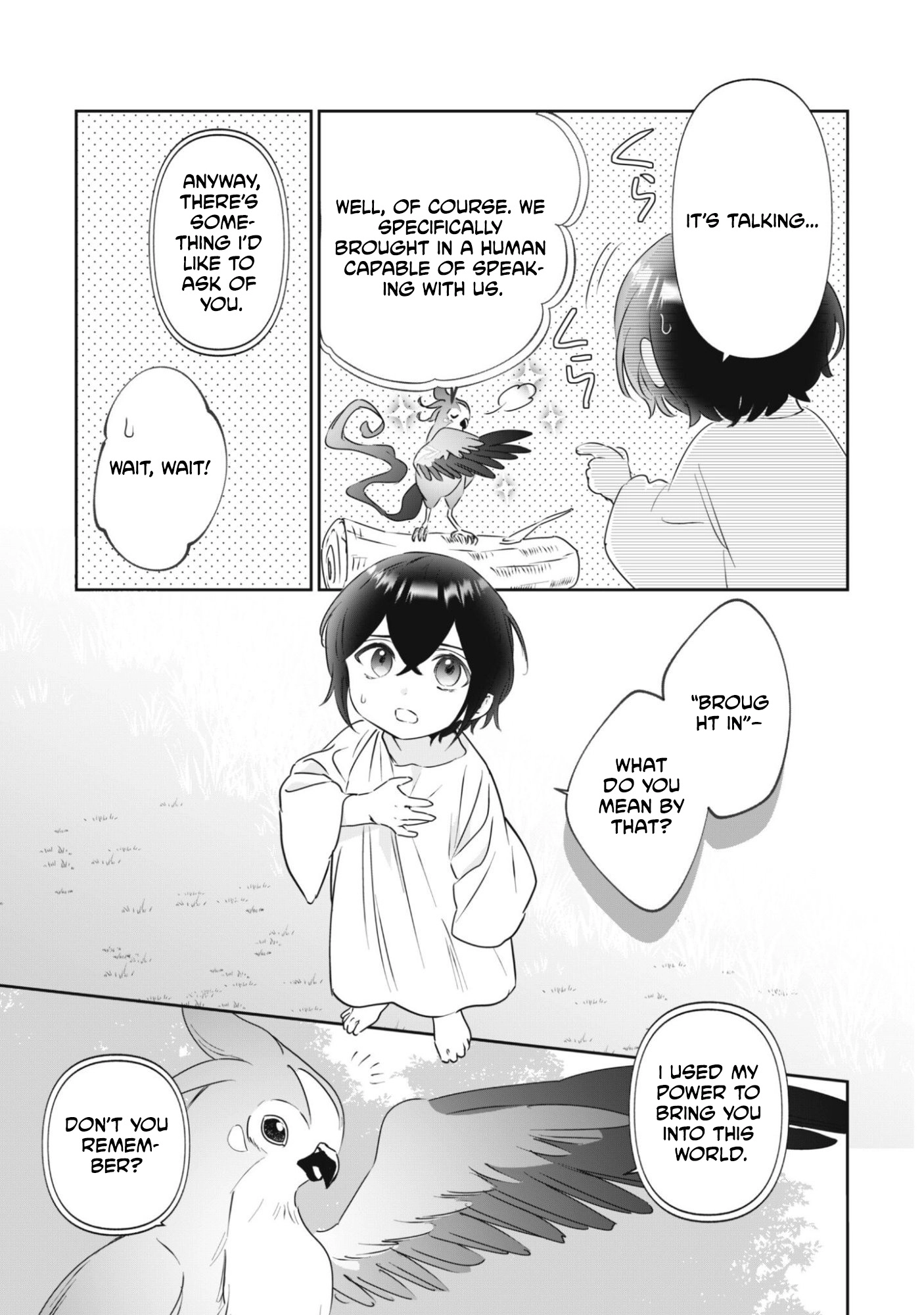 Chibikoro Tenseisha no Mofumofu Mori Gurashi Chapter 1 page 20 - 