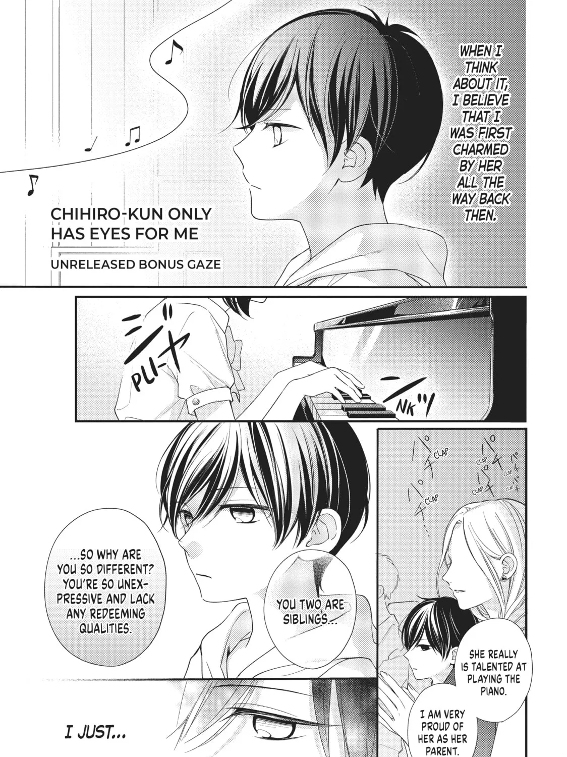 Chihiro-kun Only Has Eyes For Me Chapter 4.5 page 1 - 