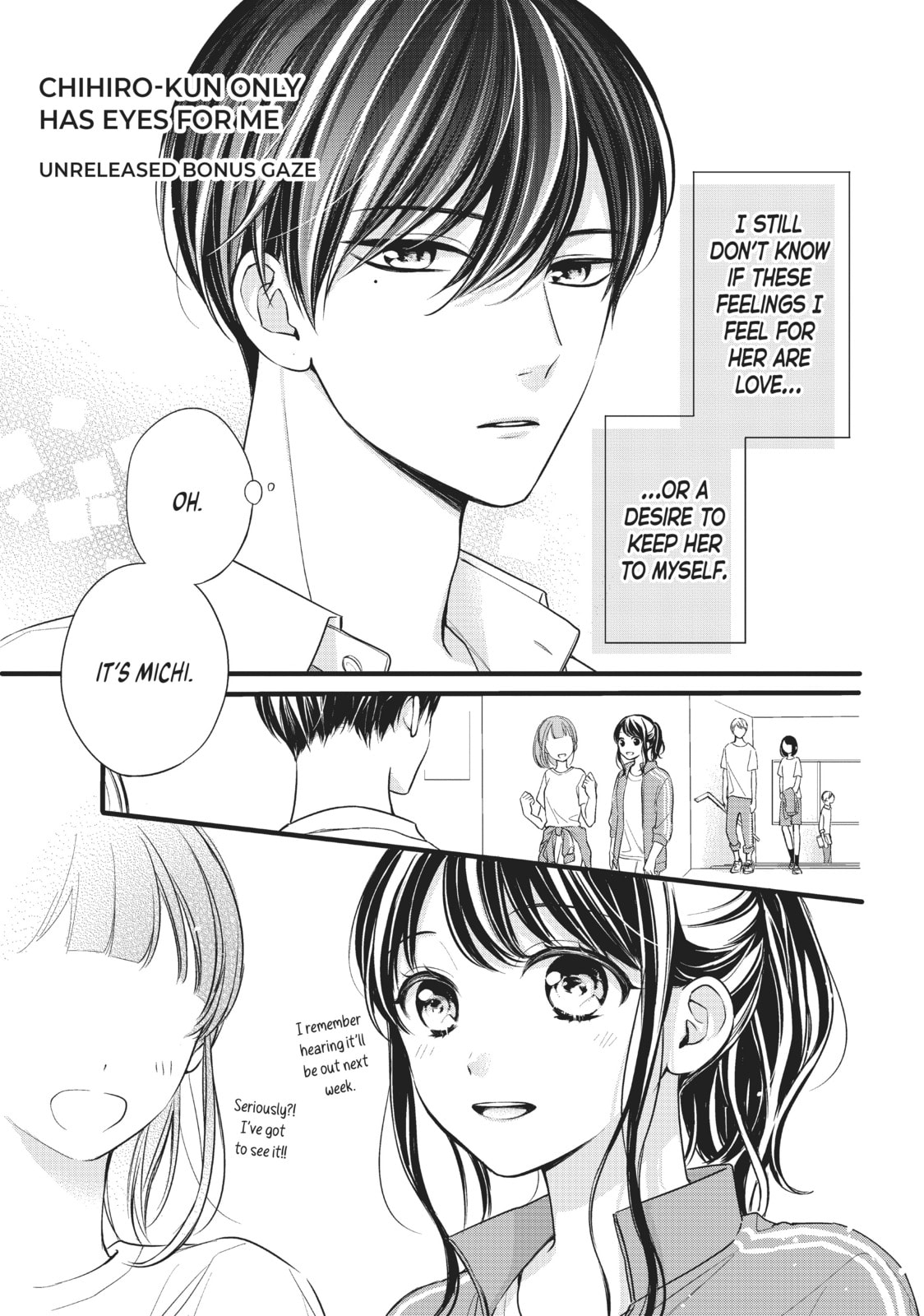 Chihiro-kun Only Has Eyes For Me Chapter 8.1 page 1 - 