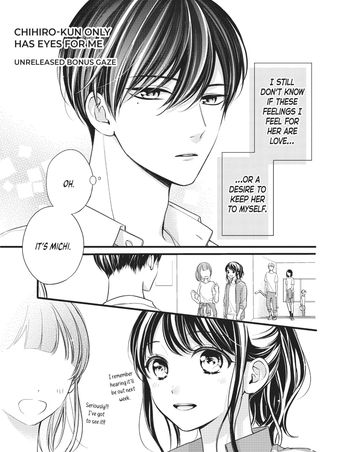 Chihiro-kun Only Has Eyes For Me Chapter 8.5 page 1 - 