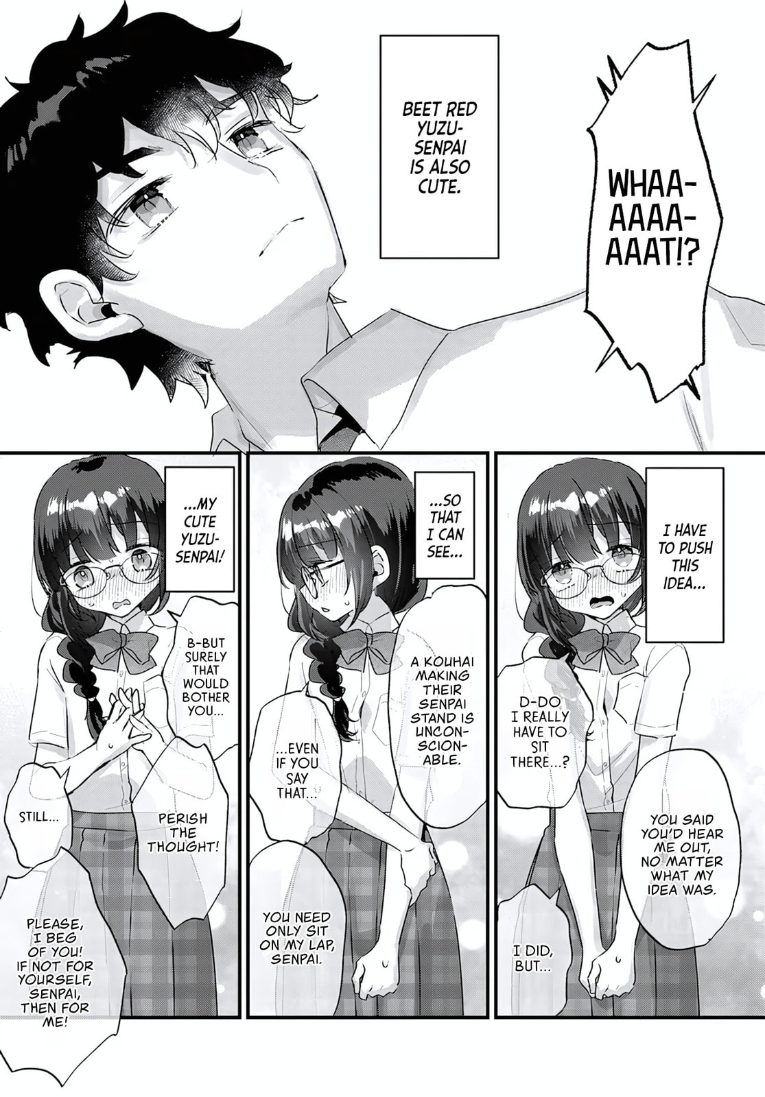 Chiisakute Kawaii Bungeibu no Chiteki na Senpai o, Hiza no Ue ni Nosetara Mainichi Suwattekuru you ni natta Chapter 1 page 13 - 