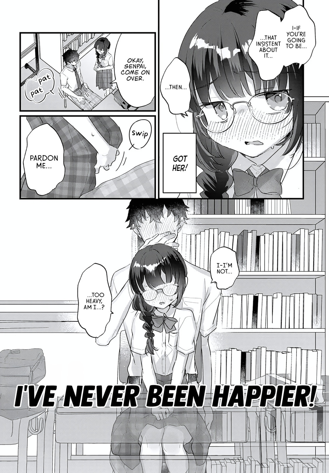 Chiisakute Kawaii Bungeibu no Chiteki na Senpai o, Hiza no Ue ni Nosetara Mainichi Suwattekuru you ni natta Chapter 1 page 14 - 