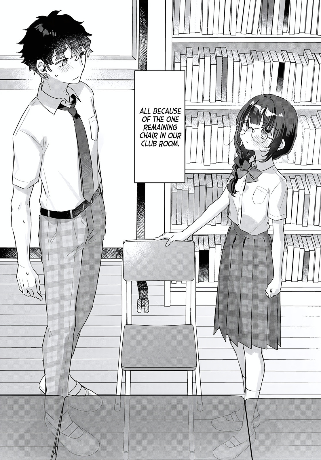 Chiisakute Kawaii Bungeibu no Chiteki na Senpai o, Hiza no Ue ni Nosetara Mainichi Suwattekuru you ni natta Chapter 1 page 8 - 
