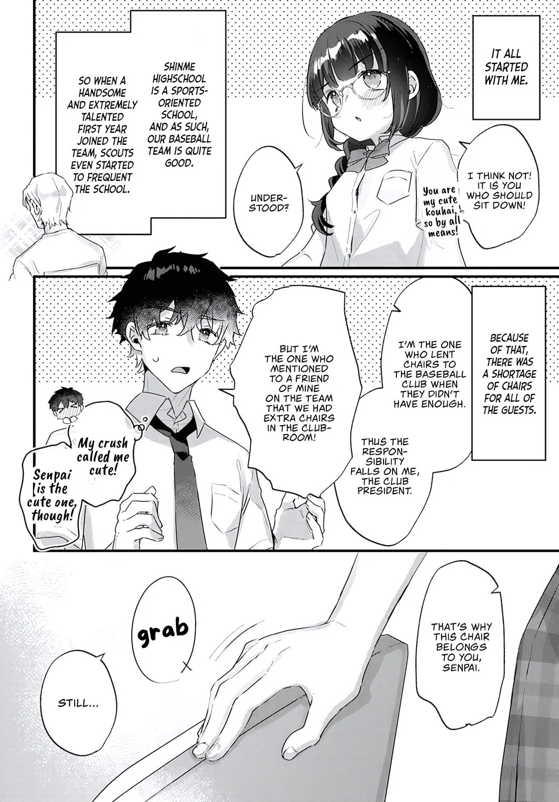 Chiisakute Kawaii Bungeibu no Chiteki na Senpai o, Hiza no Ue ni Nosetara Mainichi Suwattekuru you ni natta Chapter 1 page 10 - 