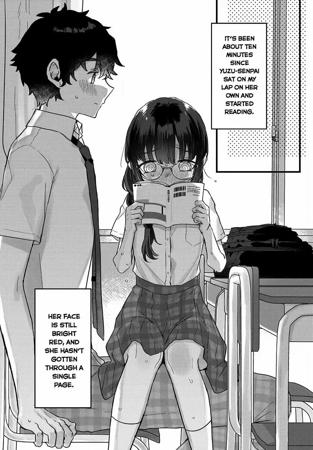 Chiisakute Kawaii Bungeibu no Chiteki na Senpai o, Hiza no Ue ni Nosetara Mainichi Suwattekuru you ni natta Chapter 2 page 2 - 
