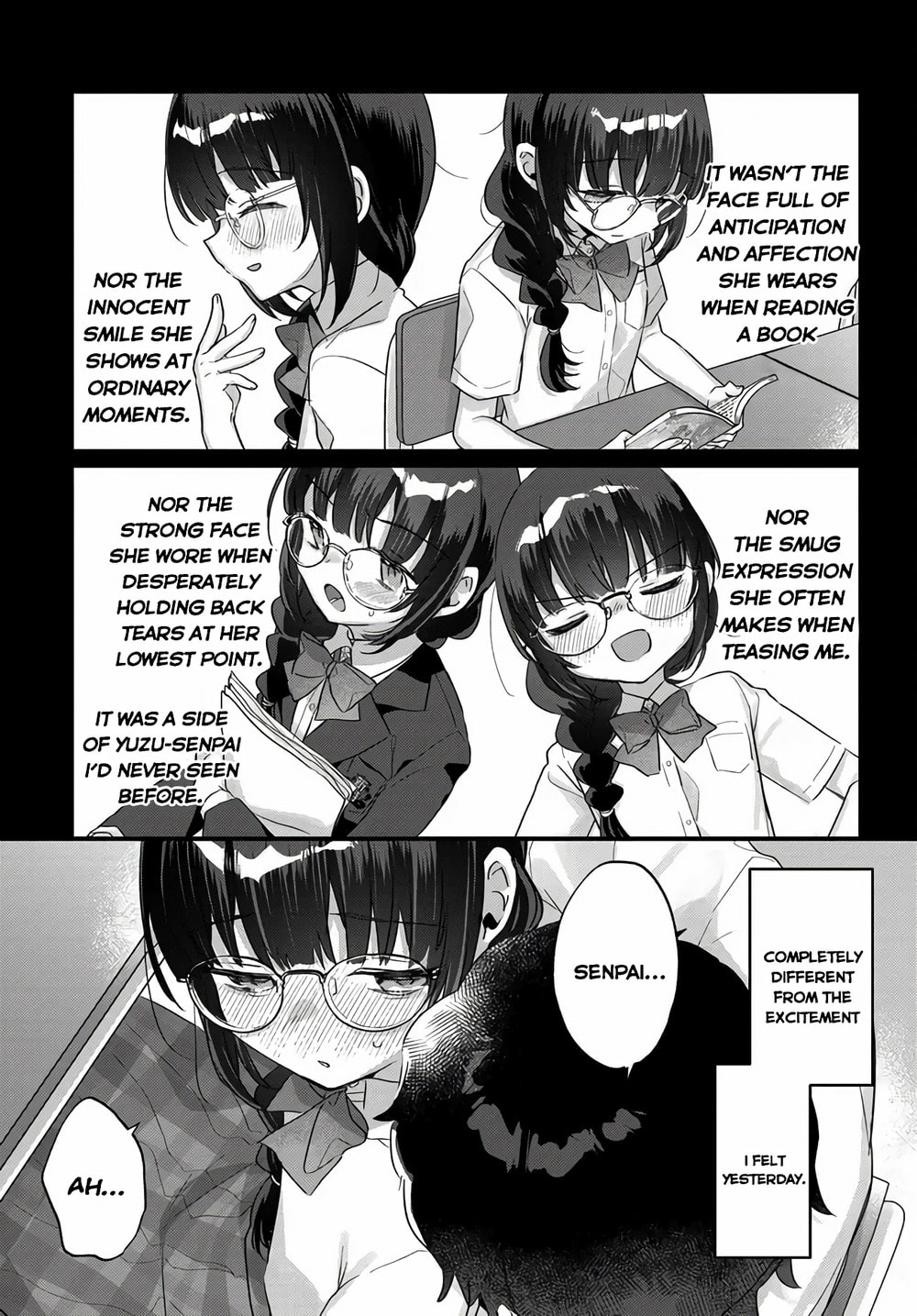 Chiisakute Kawaii Bungeibu no Chiteki na Senpai o, Hiza no Ue ni Nosetara Mainichi Suwattekuru you ni natta Chapter 3.2 page 2 - 