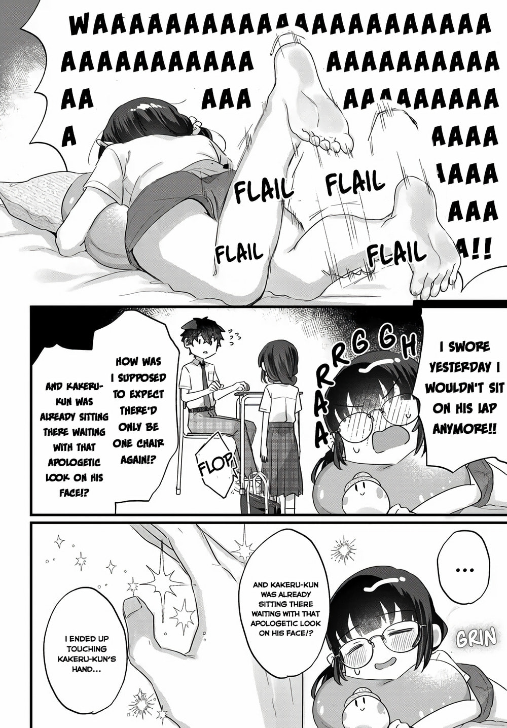 Chiisakute Kawaii Bungeibu no Chiteki na Senpai o, Hiza no Ue ni Nosetara Mainichi Suwattekuru you ni natta Chapter 3.2 page 11 - 