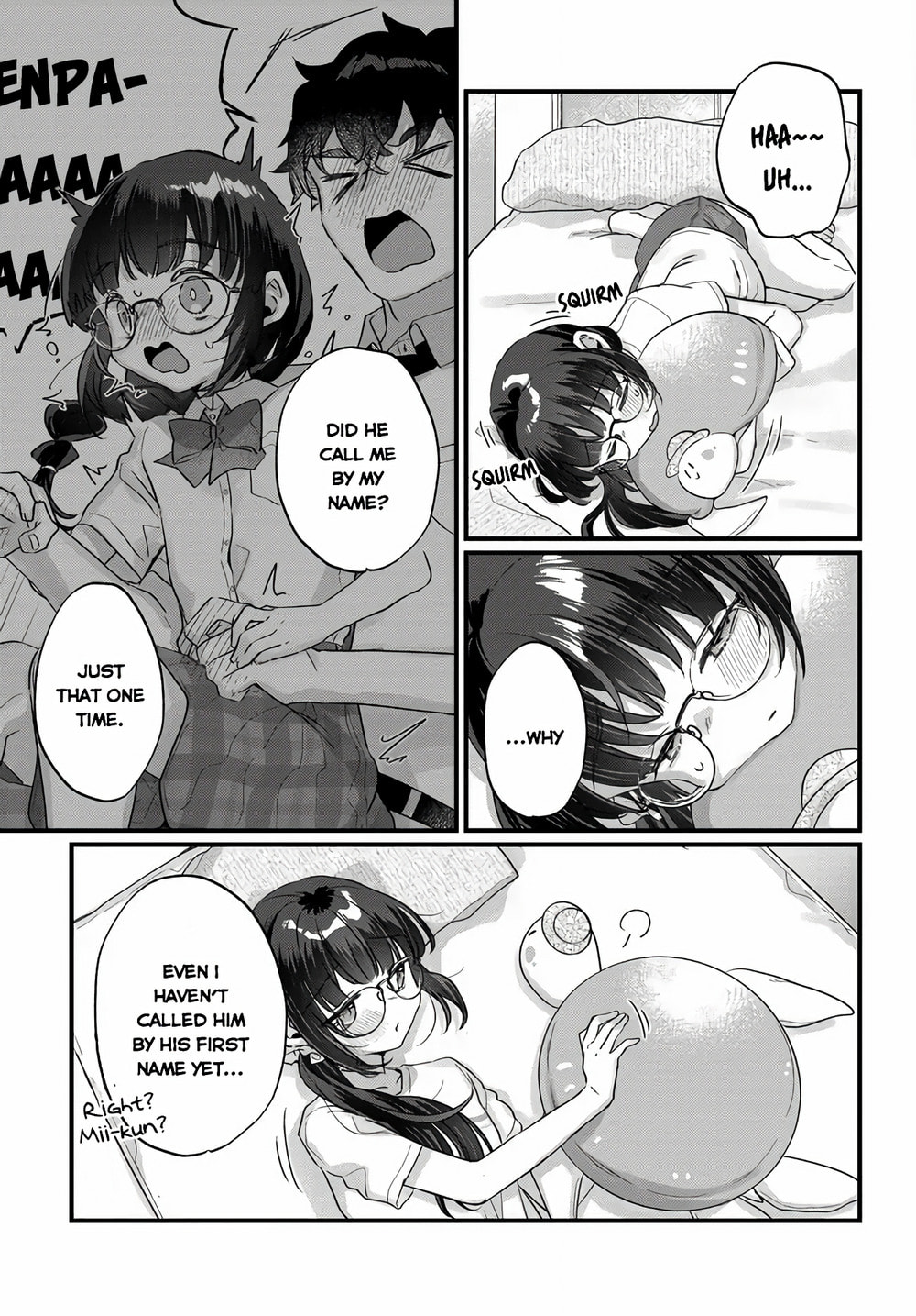Chiisakute Kawaii Bungeibu no Chiteki na Senpai o, Hiza no Ue ni Nosetara Mainichi Suwattekuru you ni natta Chapter 3.2 page 12 - 