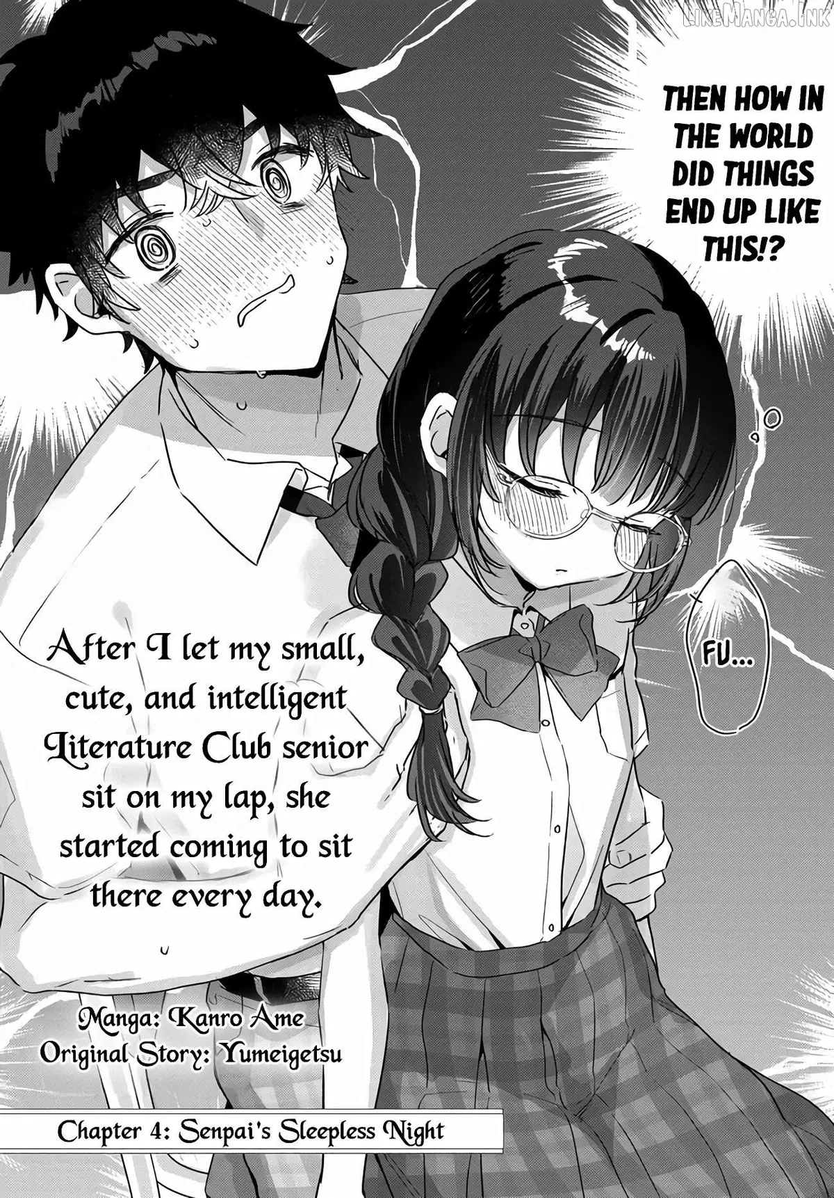 Chiisakute Kawaii Bungeibu no Chiteki na Senpai o, Hiza no Ue ni Nosetara Mainichi Suwattekuru you ni natta Chapter 4.1 page 5 - 