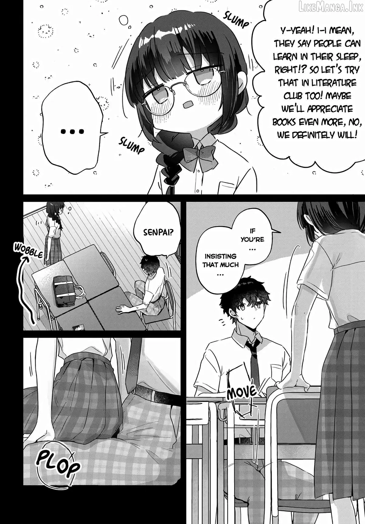 Chiisakute Kawaii Bungeibu no Chiteki na Senpai o, Hiza no Ue ni Nosetara Mainichi Suwattekuru you ni natta Chapter 4.1 page 7 - 