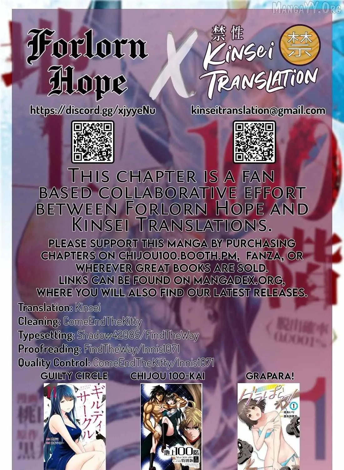 Chijou 100-kai Chapter 27.1 page 56 - 
